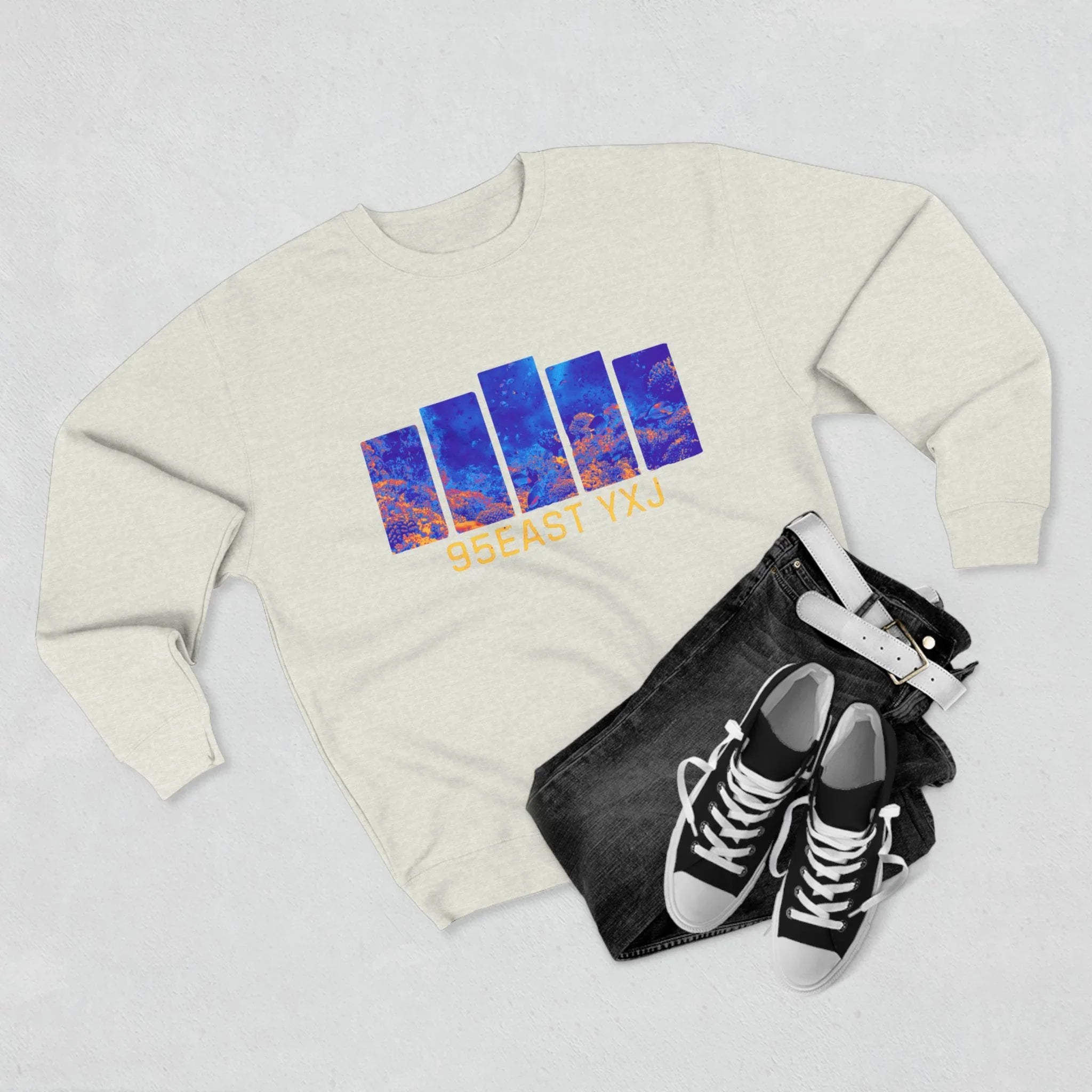 95EAST YXJ Logo Crewneck Sweatshirt