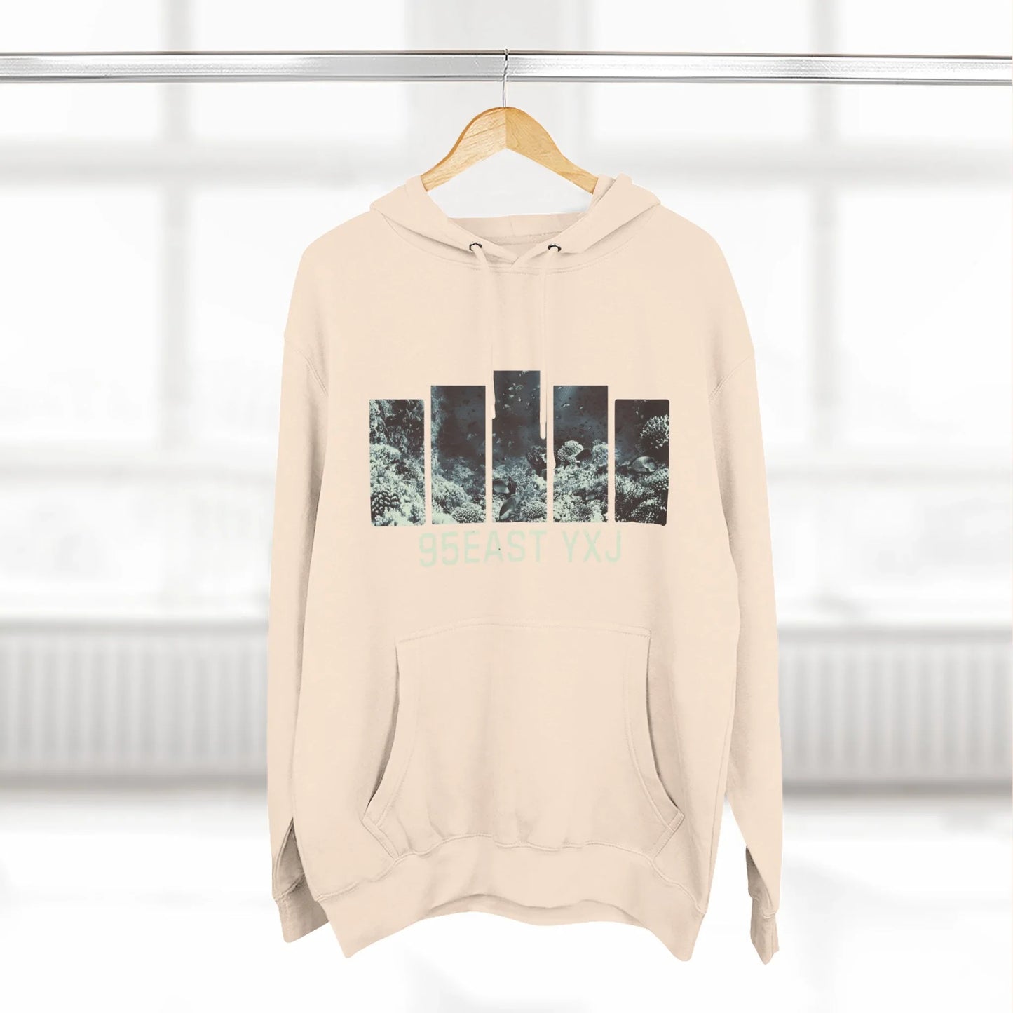 95EAST REEF Three-Panel Fleece Hoodie