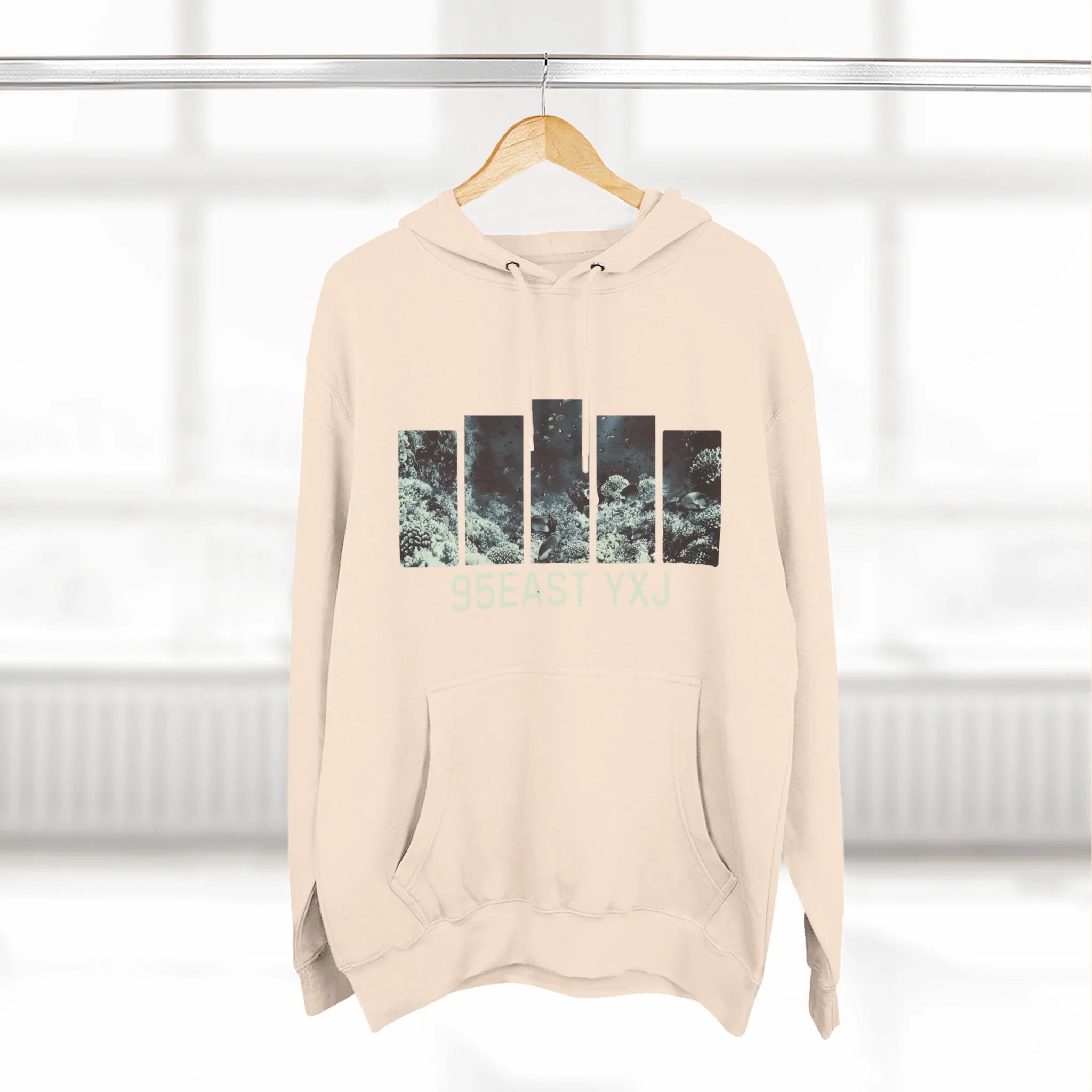 95EAST REEF Three-Panel Fleece Hoodie