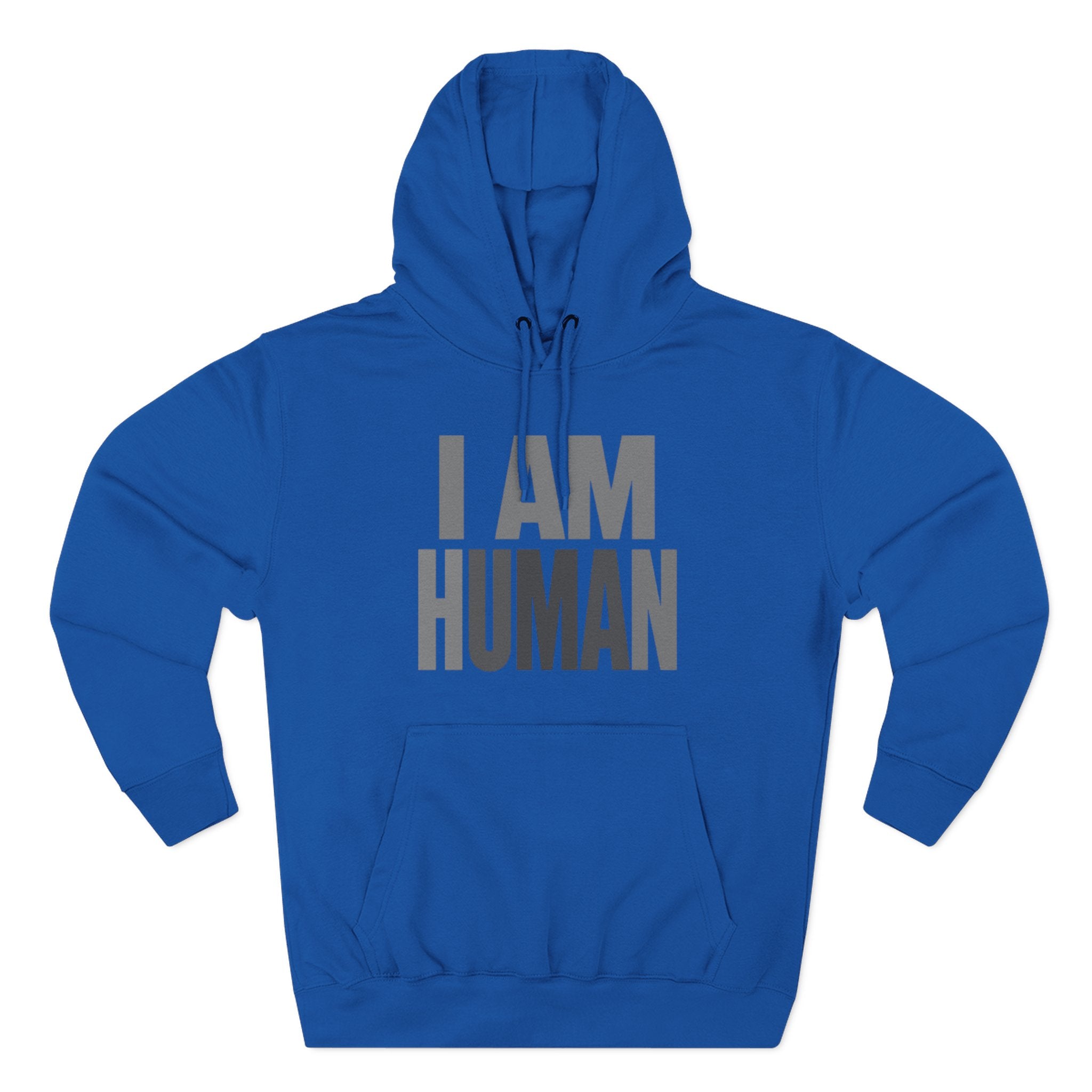 I AM HUMAN Hoodie — Bold Statement Unisex Graphic Pullover