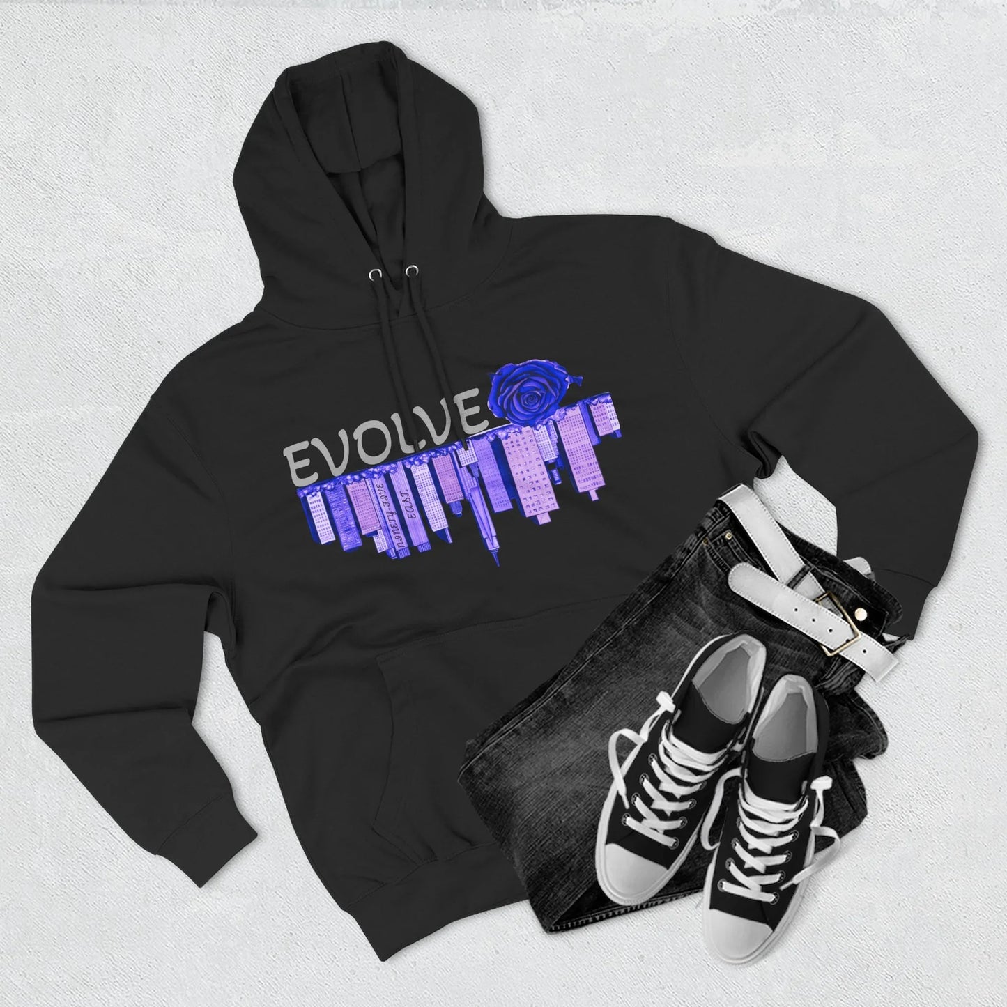 Evolve City Skyline Hoodie- 95EAST LIMITED EDITION
