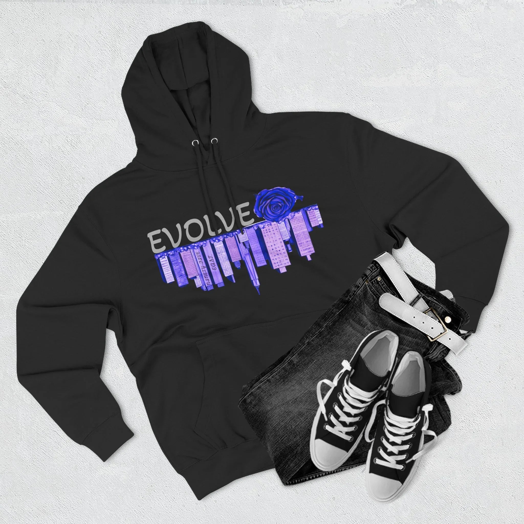 Evolve City Skyline Hoodie- 95EAST LIMITED EDITION
