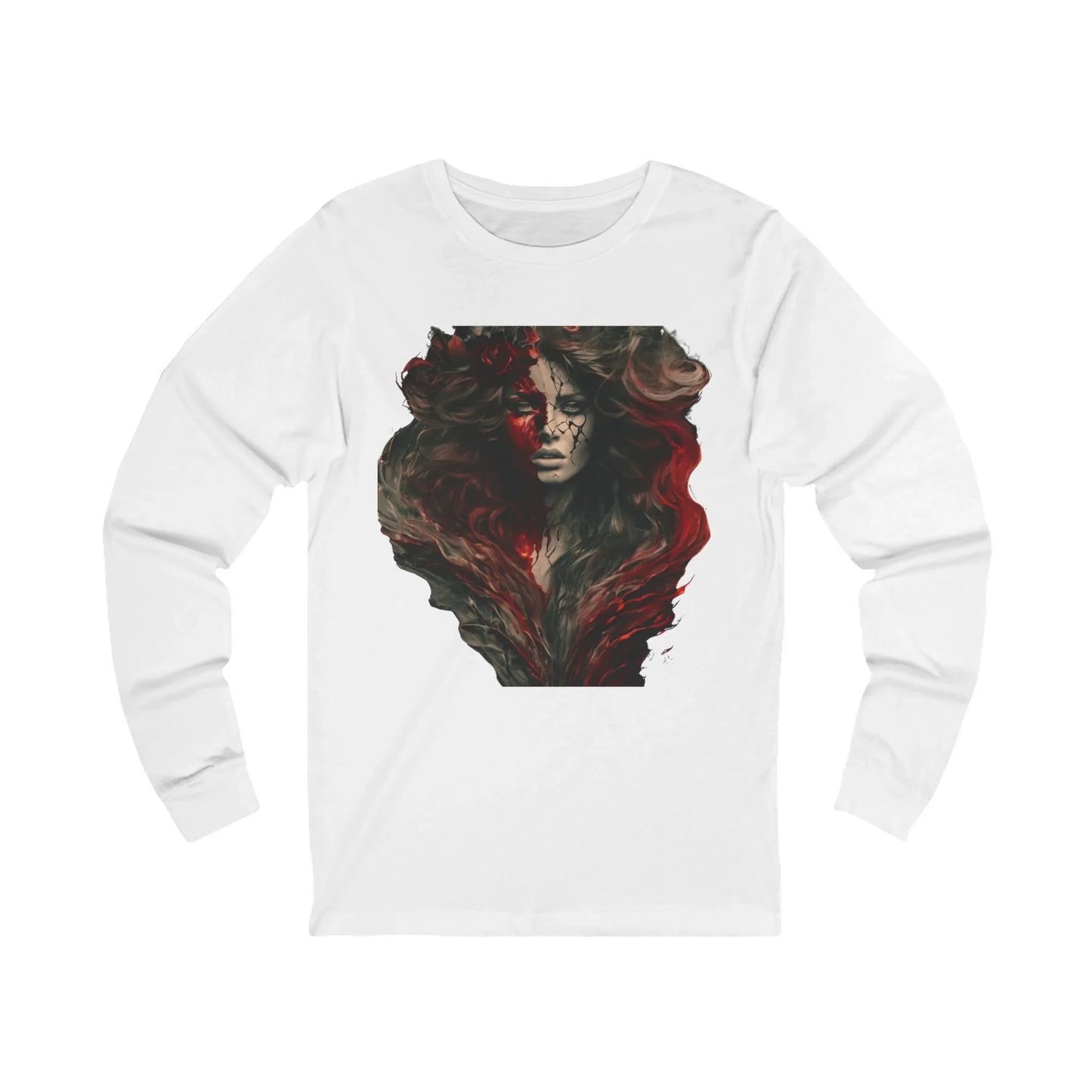 Mystical Red Art Long Sleeve Tee