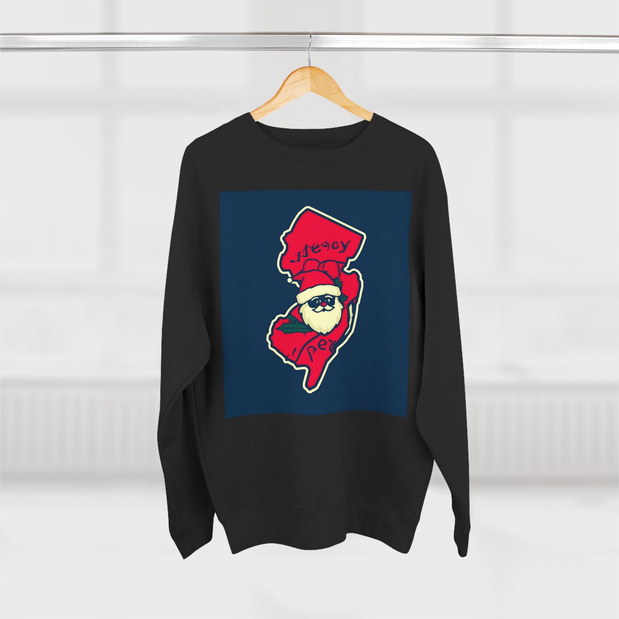 Jersey Santa Drip Crewneck