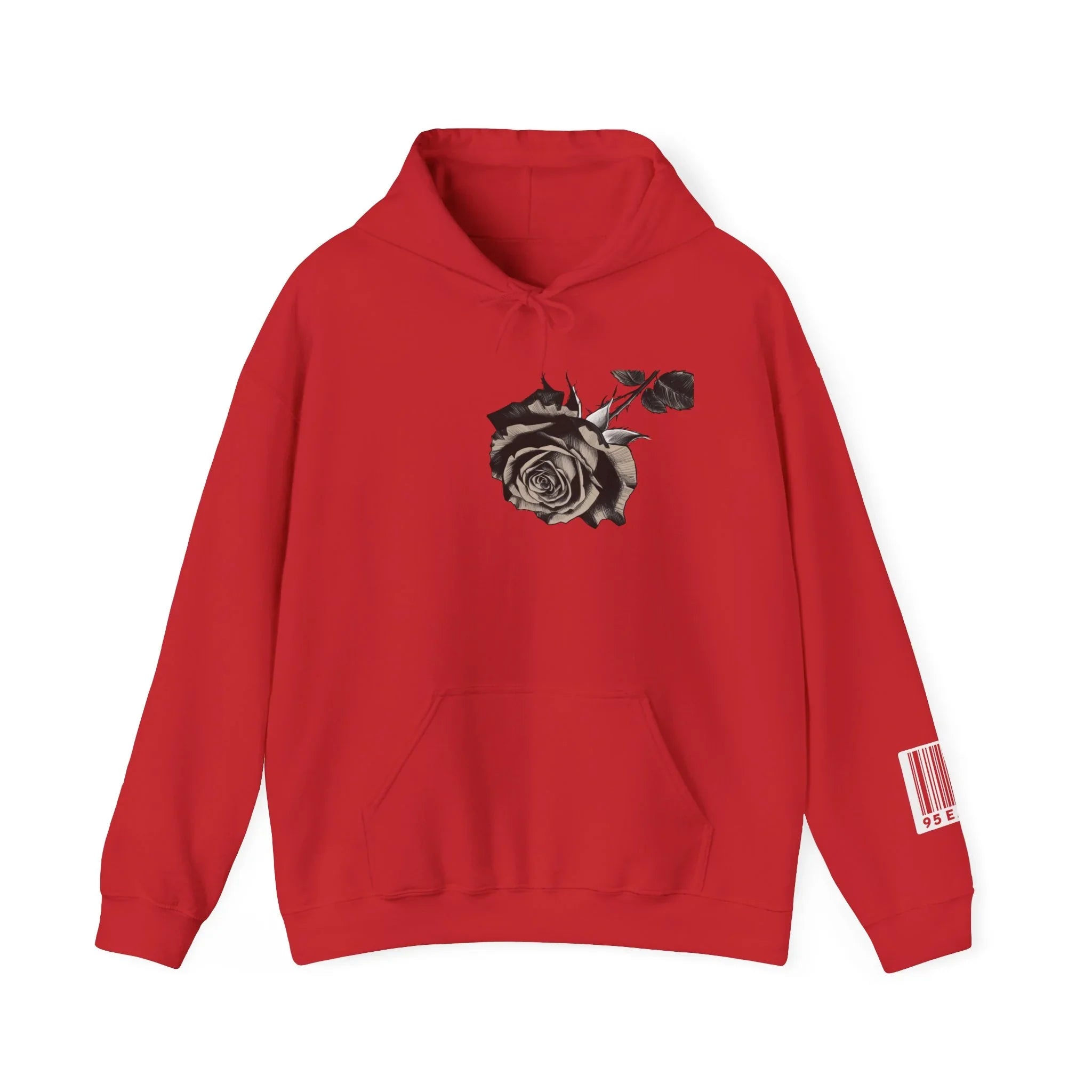 95EAST Rose Hoodie — Floral Graphic Hooded Sweatshirt