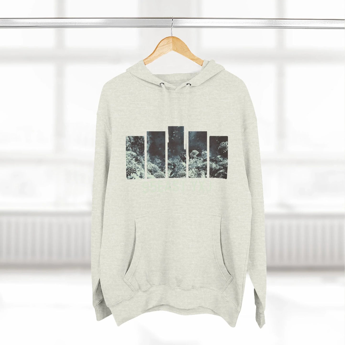 95EAST REEF Three-Panel Fleece Hoodie