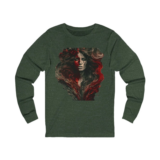 Mystical Red Art Long Sleeve Tee