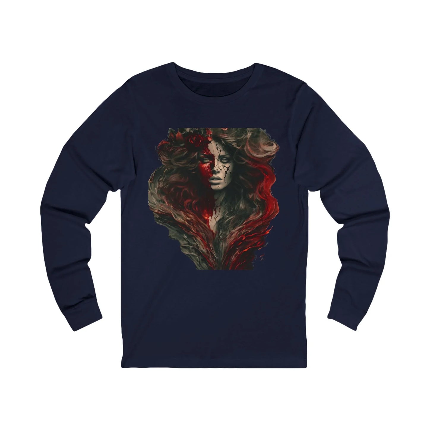 Mystical Red Art Long Sleeve Tee