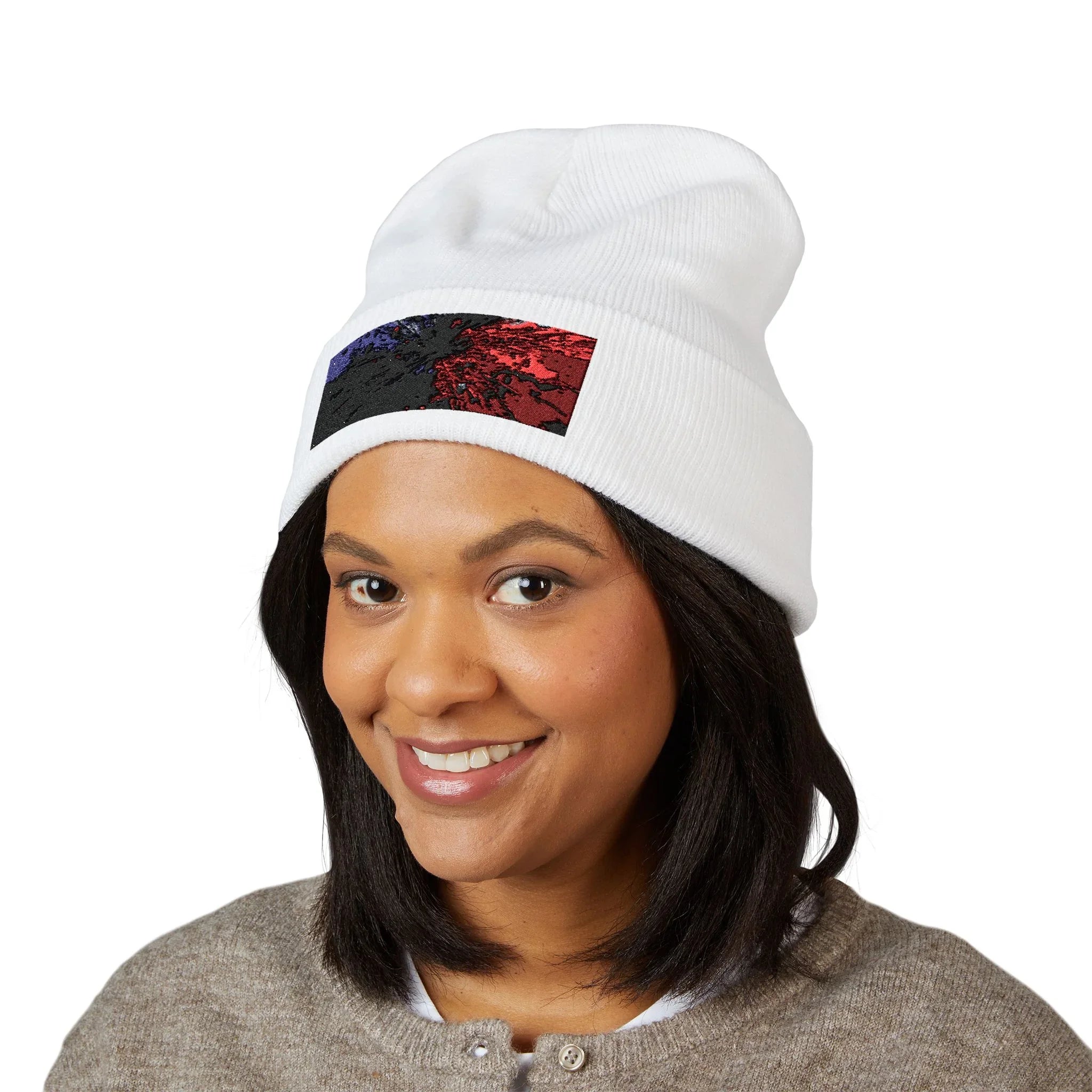 SPLAATT Embroidered Beanie — Classic Cuffed Knit Hat