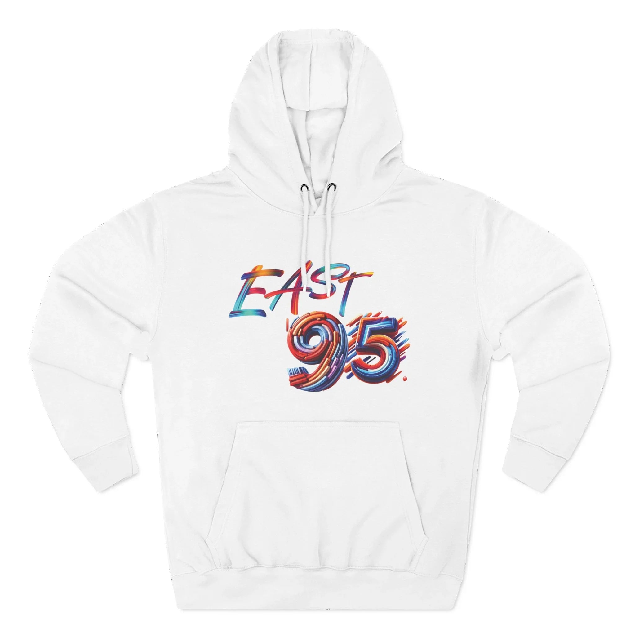 95EAST Colorush Fleece Hoodie — Three-Panel Comfort