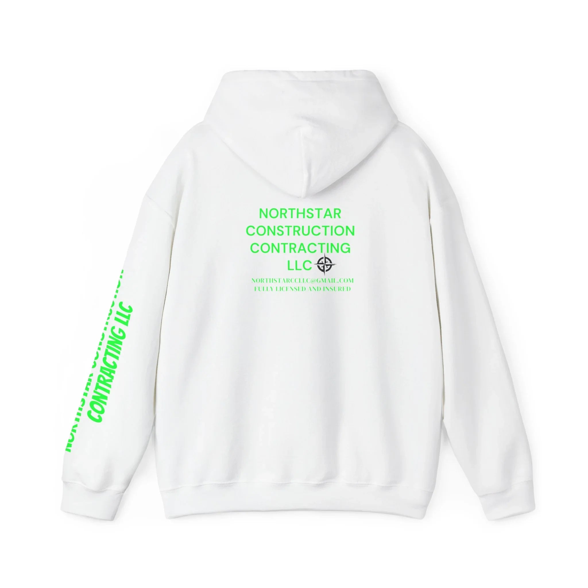 95EAST YORKxJERSEY x NorthStar Construction Contracting LLC collab hoodie