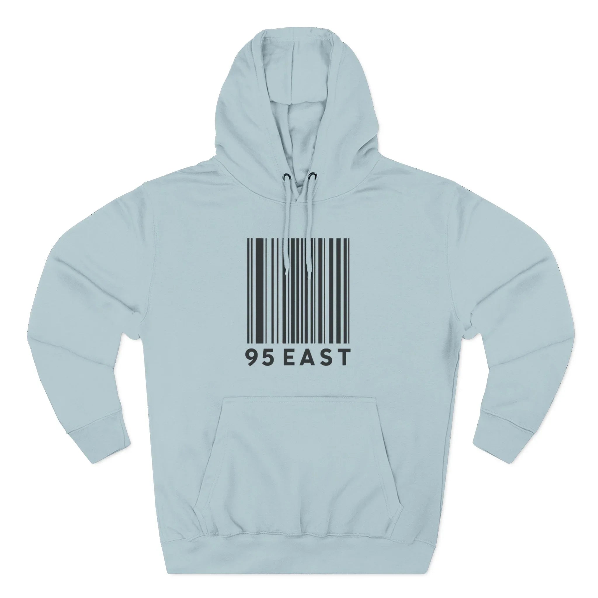 Minimalist Barcode Fleece Hoodie