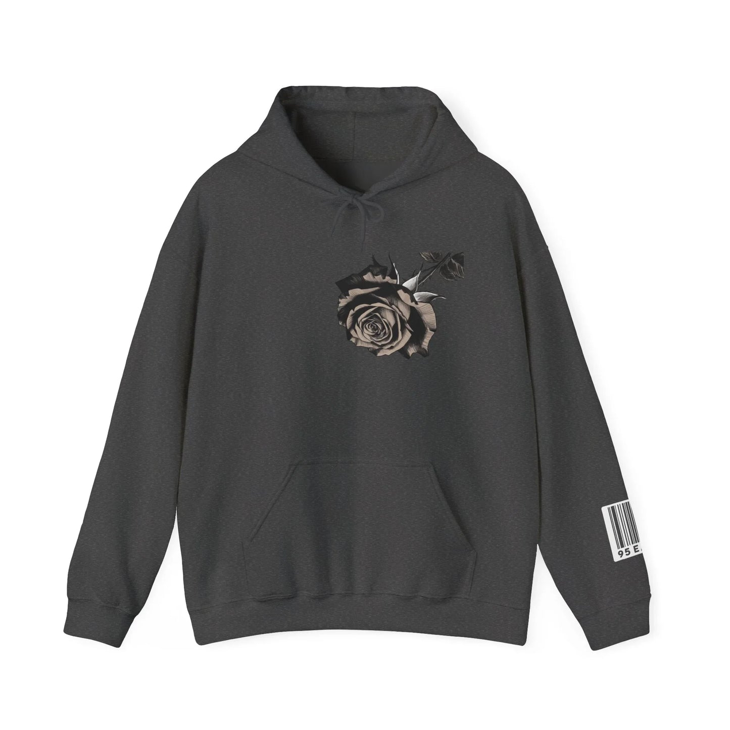 95EAST Rose Hoodie — Floral Graphic Hooded Sweatshirt