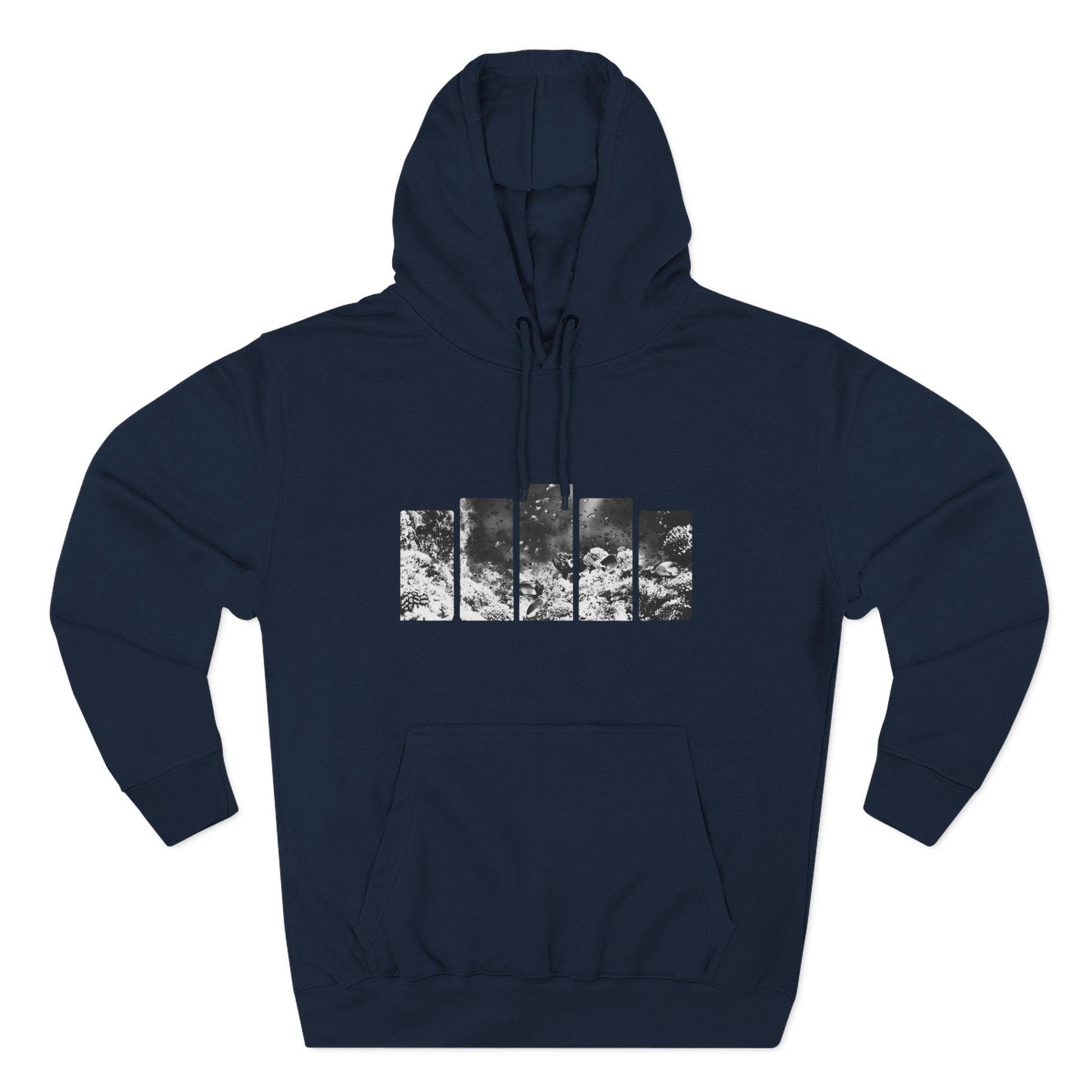 Three-Panel Fleece Hoodie | 95EAST Urban Streetwear - 95EAST YORKxJERSEY