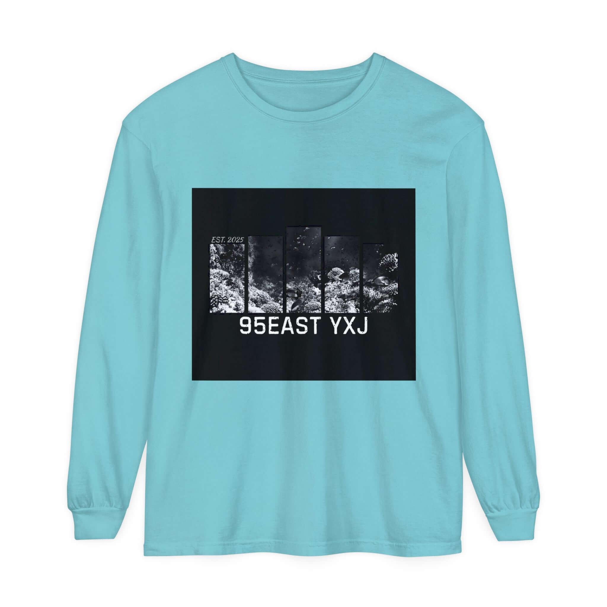 Long Sleeve T-Shirt 95EAST YXJ UNDER THE SEA Design - 95EAST YORKxJERSEY