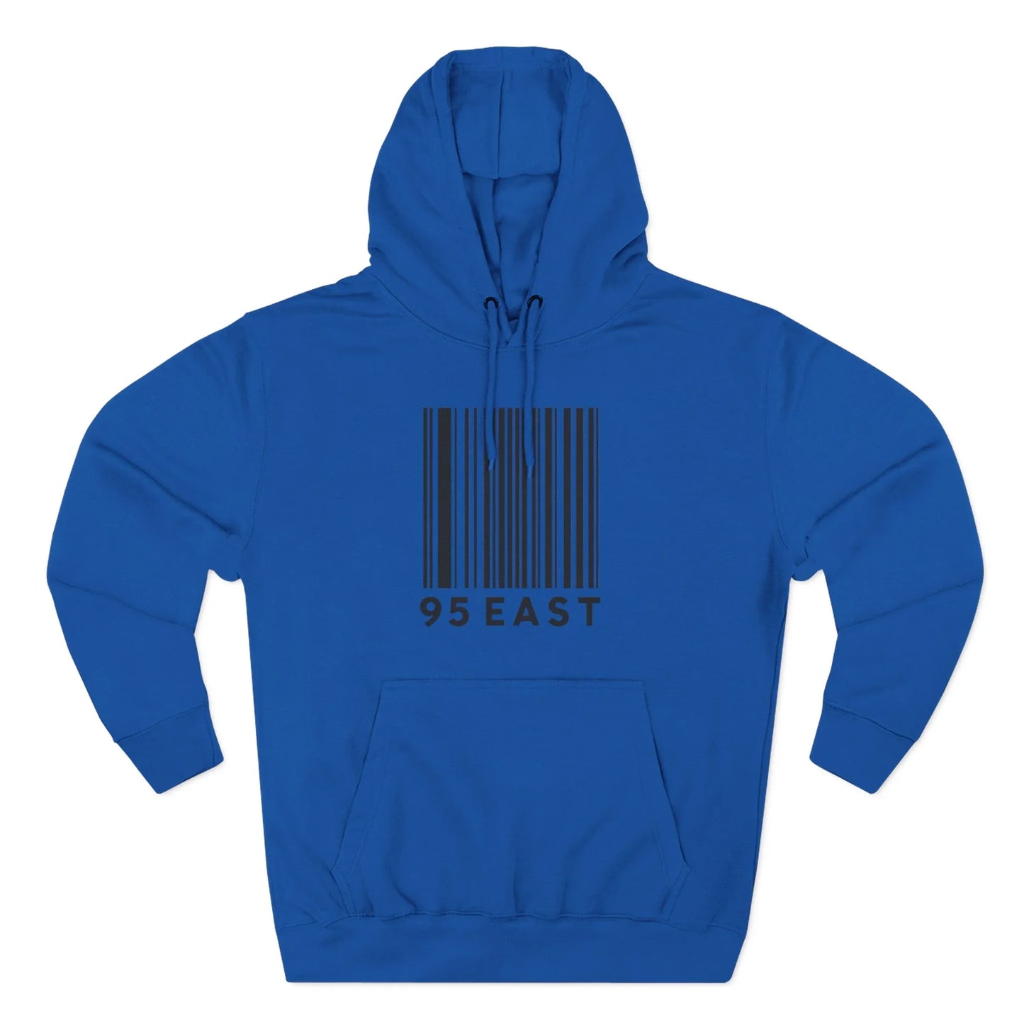 Minimalist Barcode Fleece Hoodie