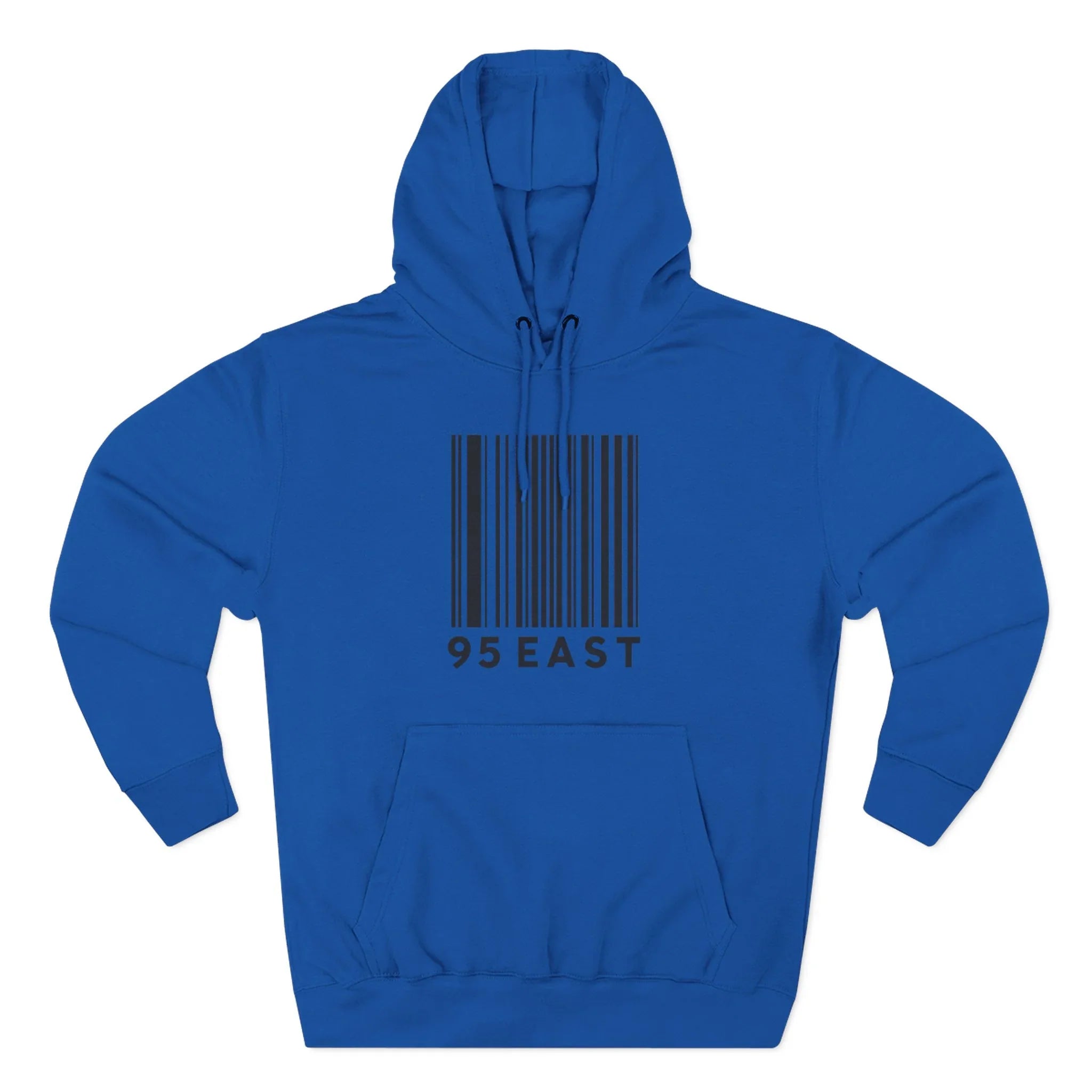 Minimalist Barcode Fleece Hoodie