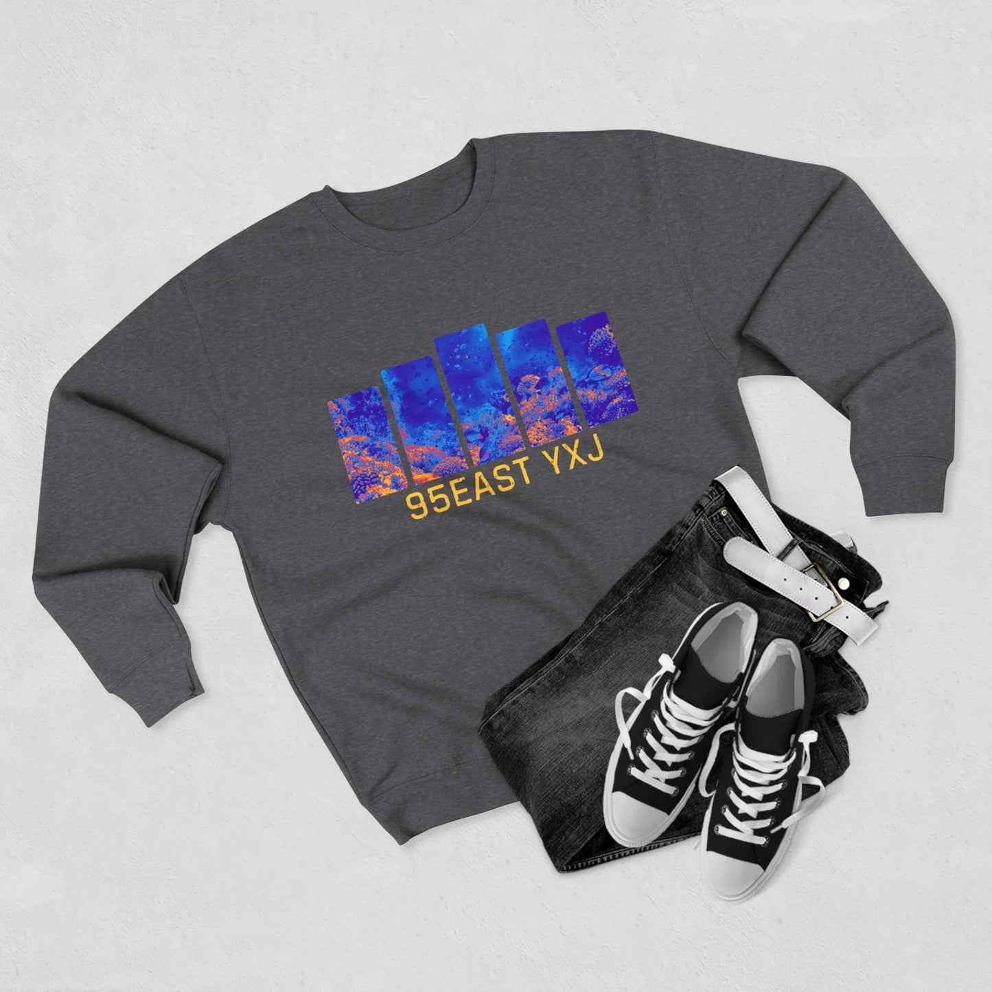 95EAST YXJ Logo Crewneck Sweatshirt