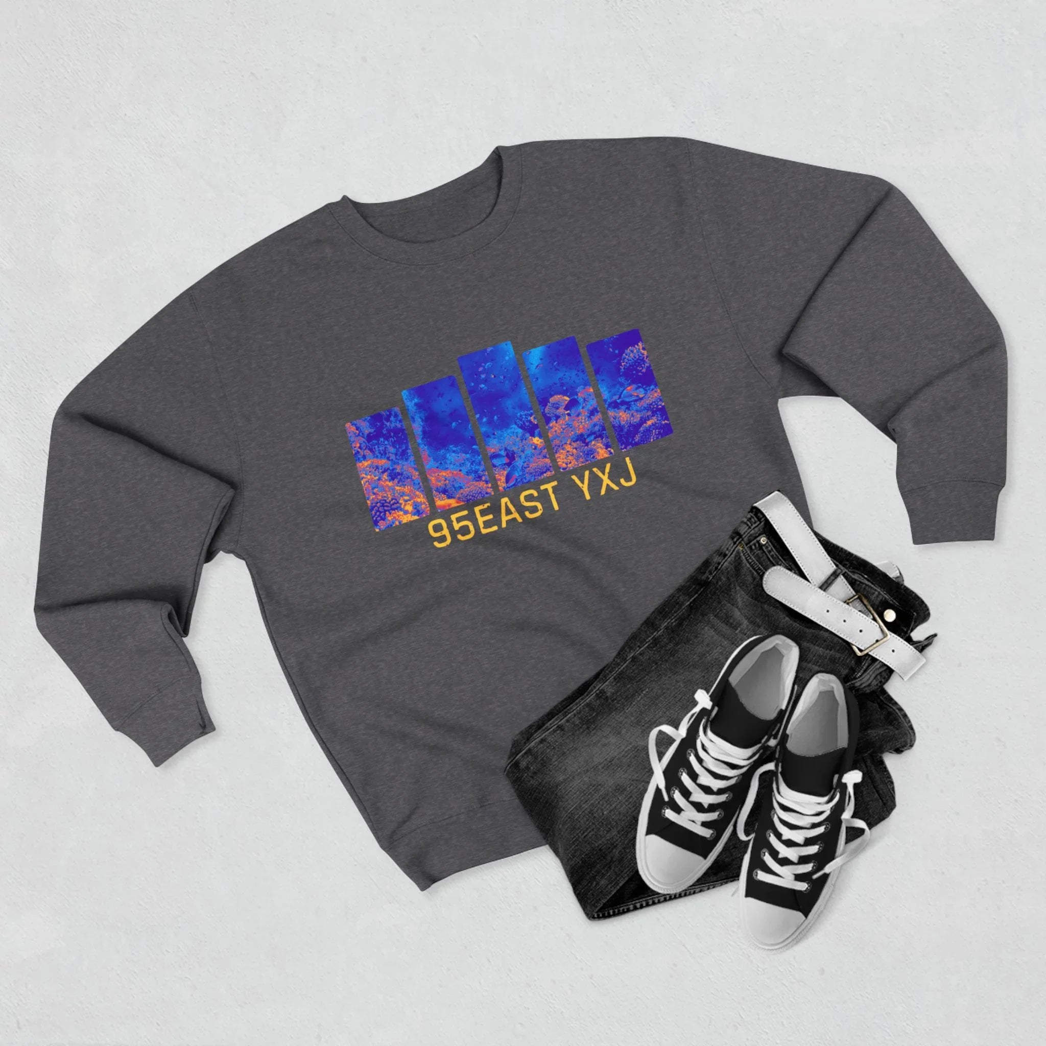 95EAST YXJ Logo Crewneck Sweatshirt