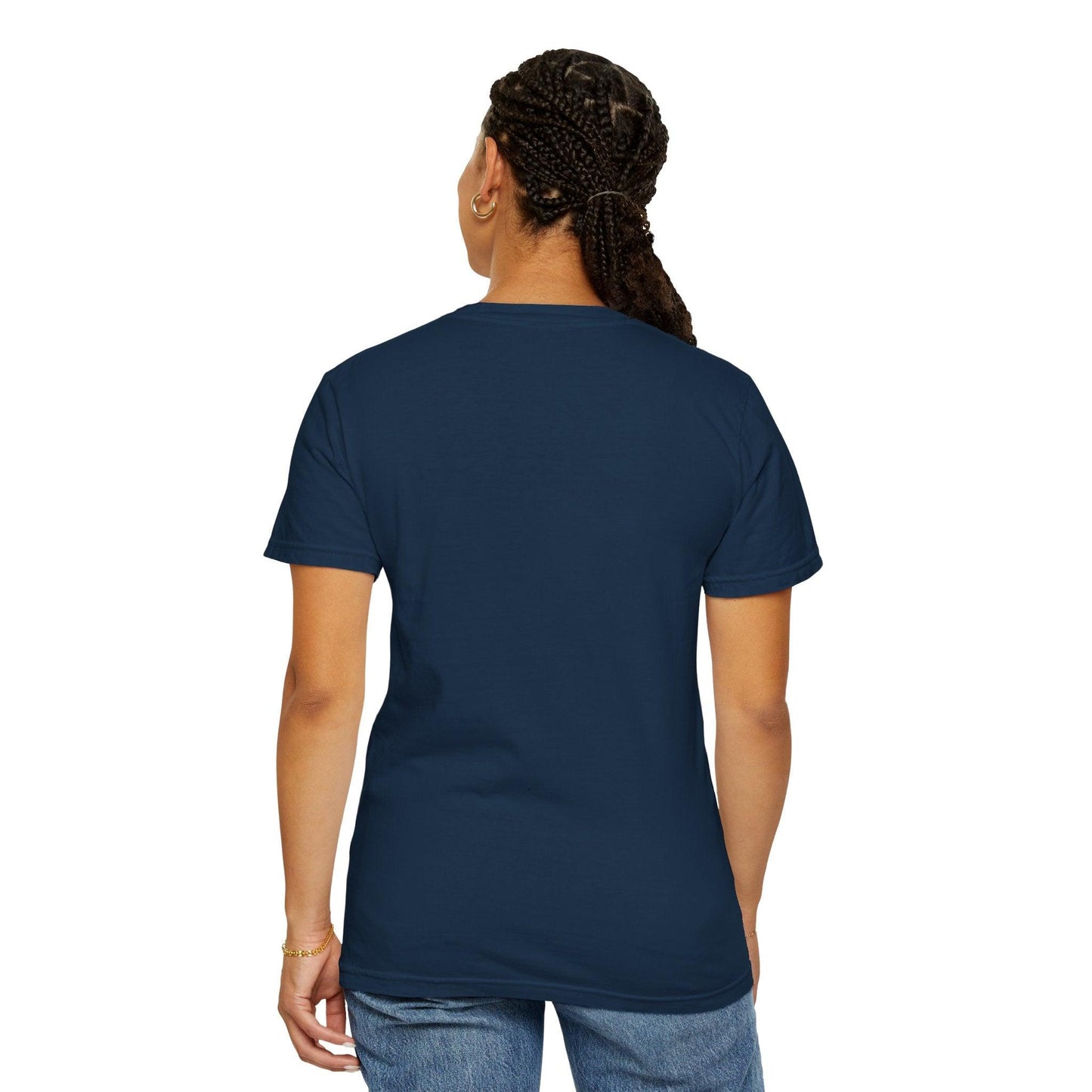 Rose Print T-shirt - 95East Unisex Garment-Dyed Tee - 95EAST YORKxJERSEY