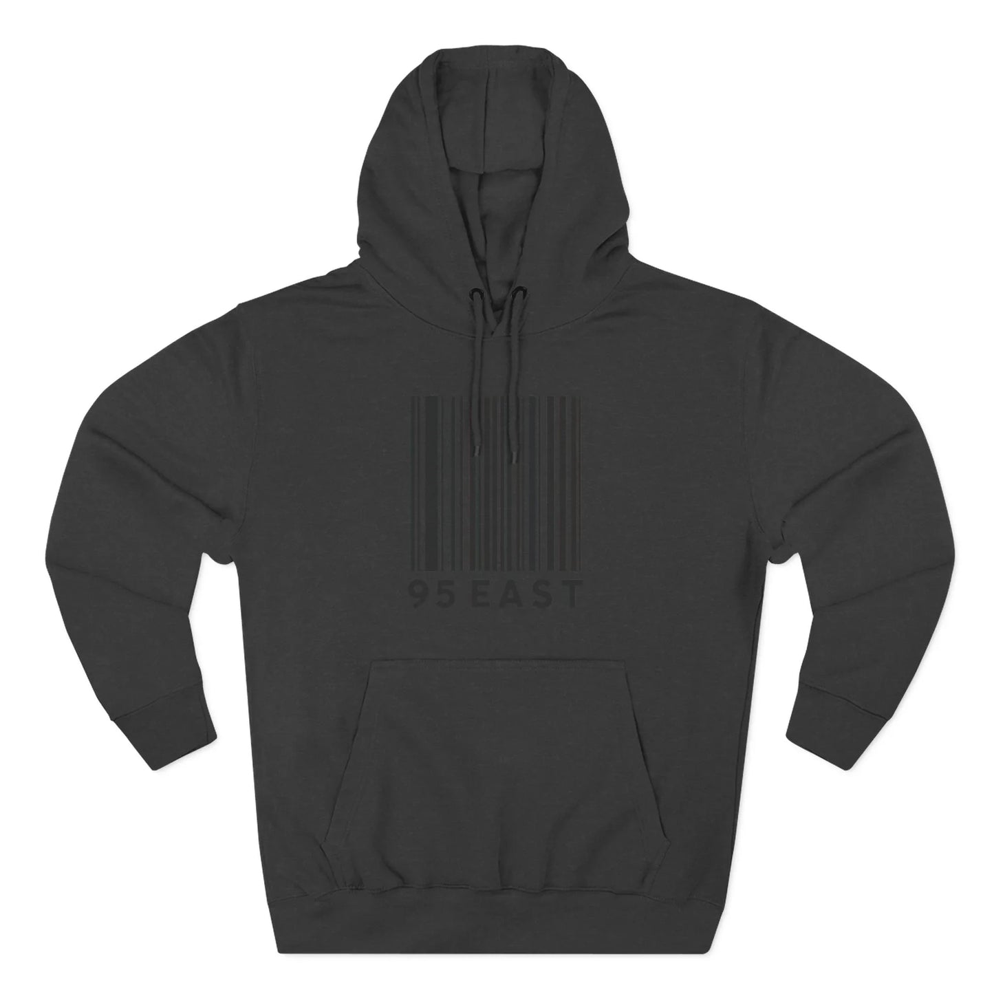 Minimalist Barcode Fleece Hoodie