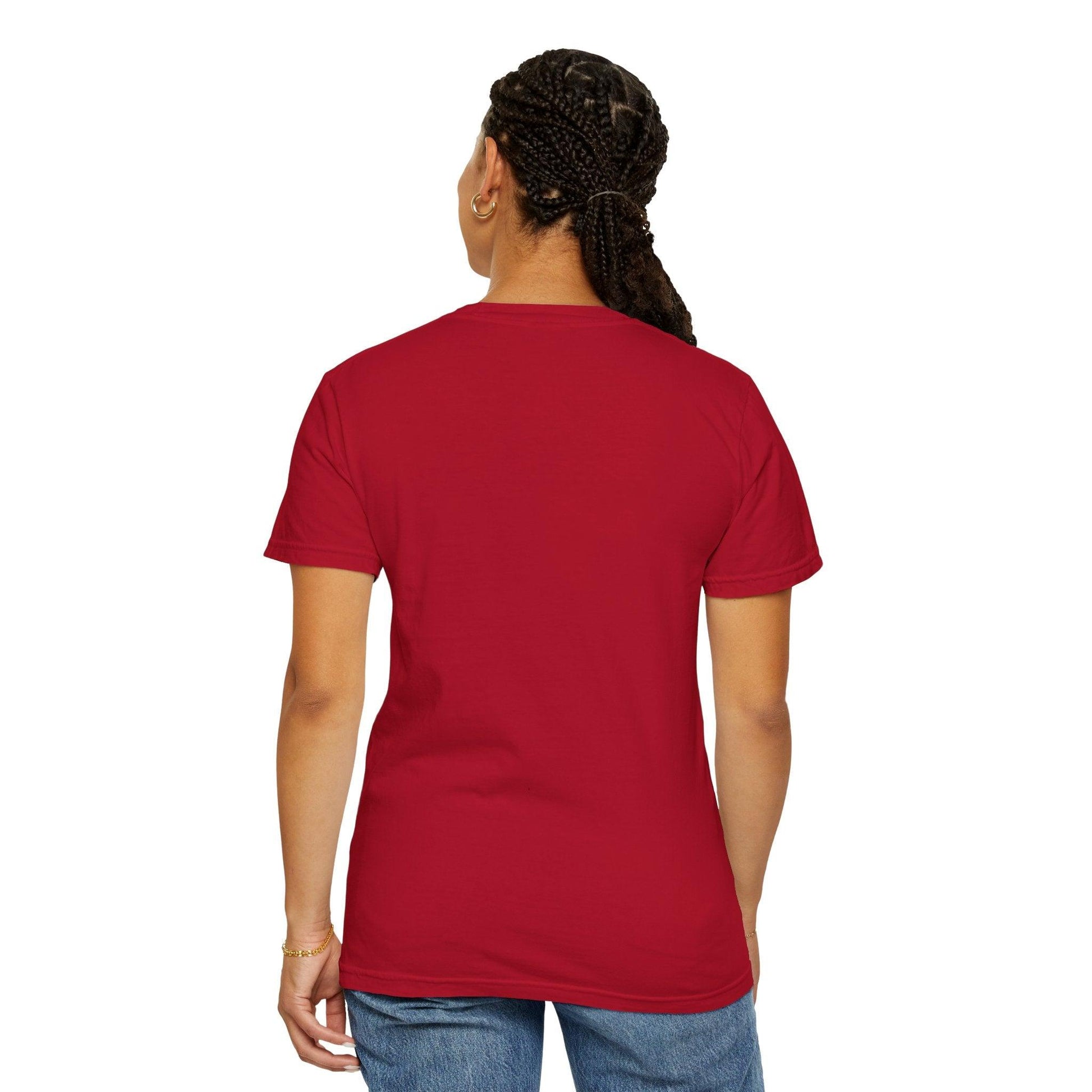 Rose Print T-shirt - 95East Unisex Garment-Dyed Tee - 95EAST YORKxJERSEY