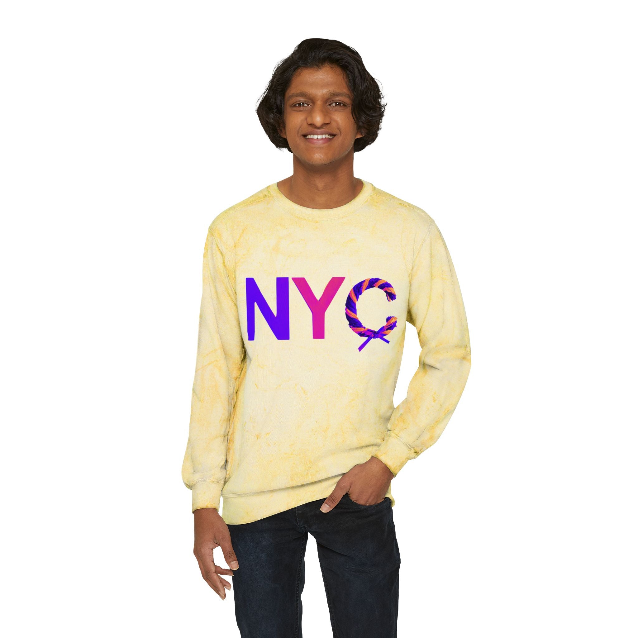 NYC Color Blast Crewneck Sweatshirt