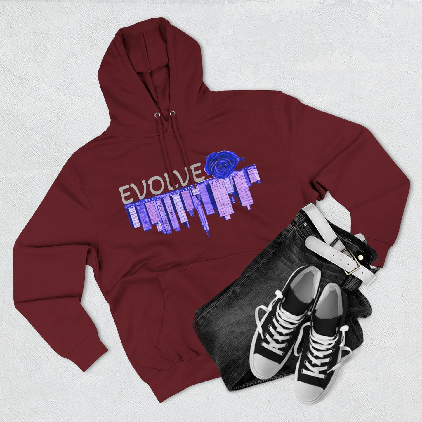 Evolve City Skyline Hoodie- 95EAST LIMITED EDITION