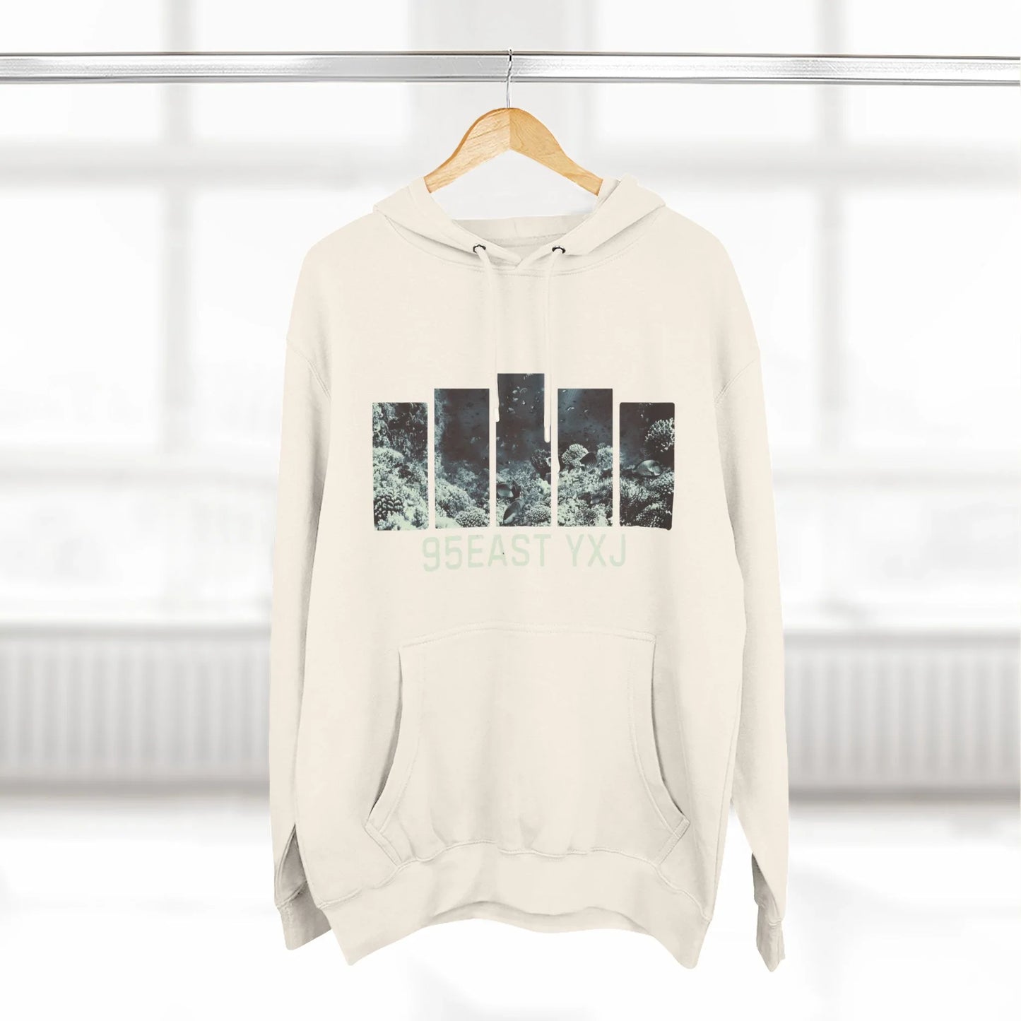 95EAST REEF Three-Panel Fleece Hoodie