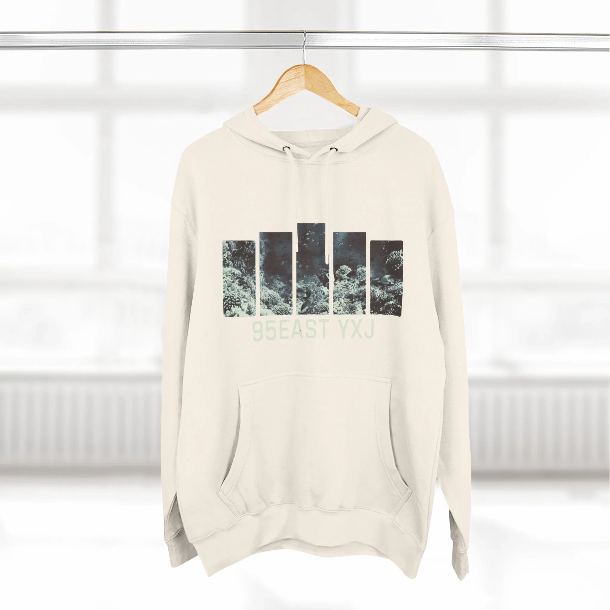 95EAST REEF Three-Panel Fleece Hoodie