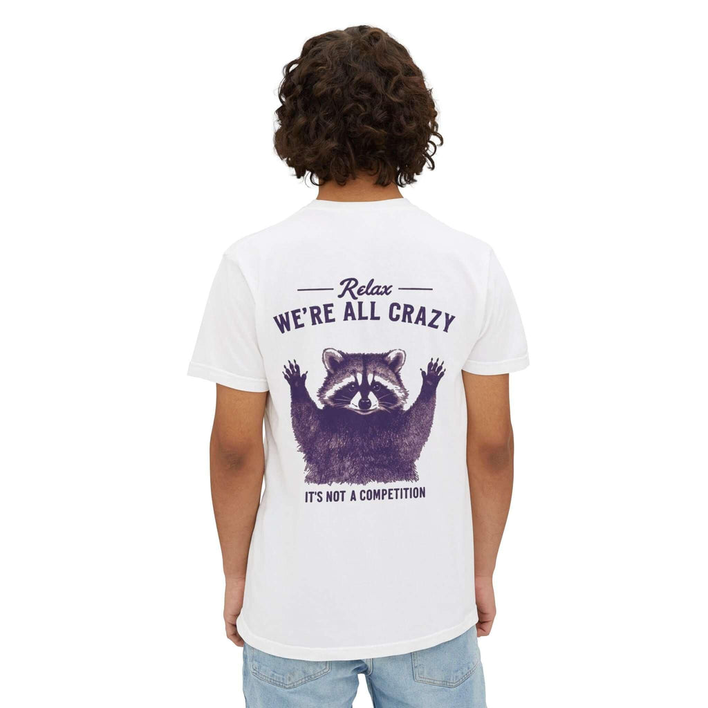 Pocket T-Shirt with 95EAST Racoon Design - 95EAST YORKxJERSEY