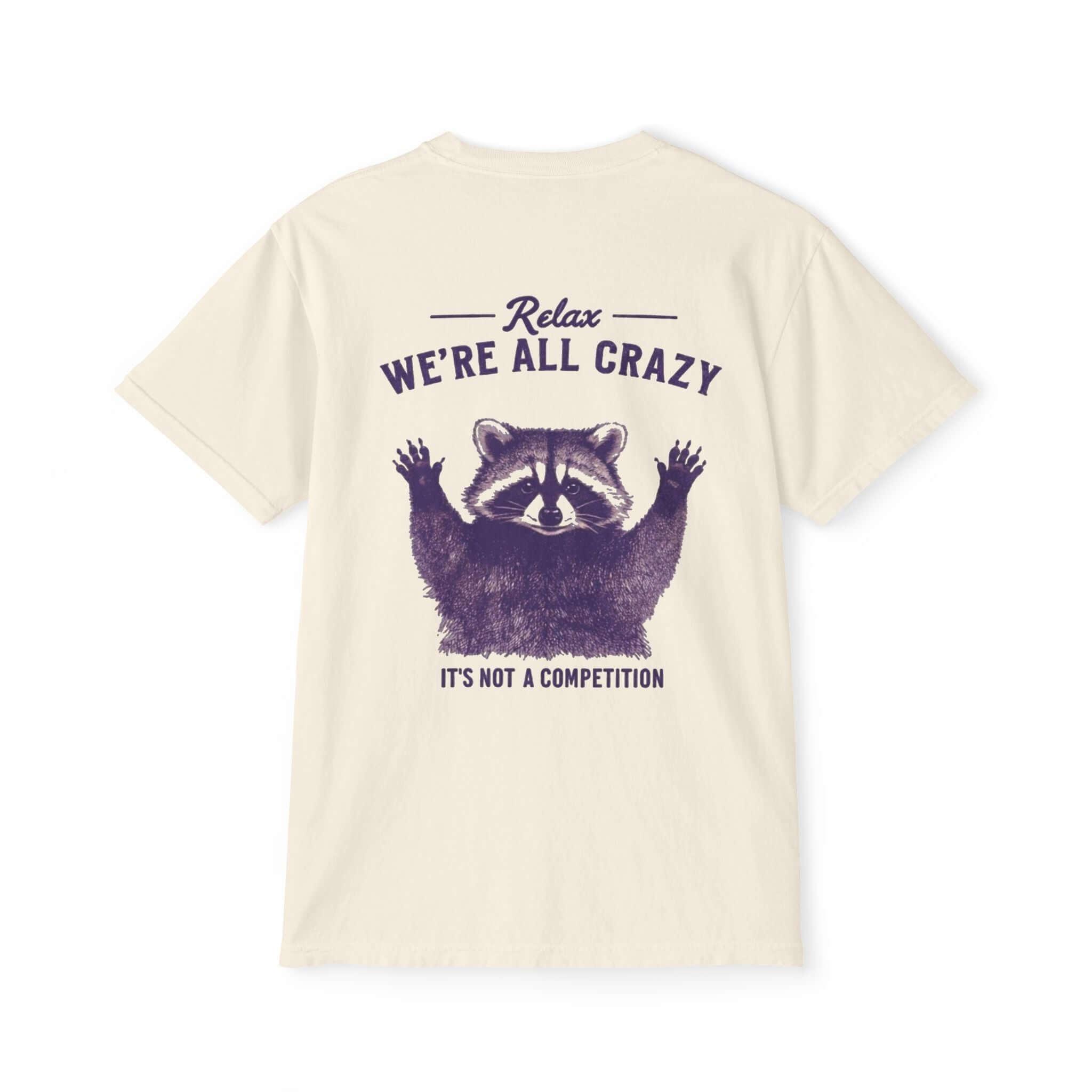 Pocket T-Shirt with 95EAST Racoon Design - 95EAST YORKxJERSEY