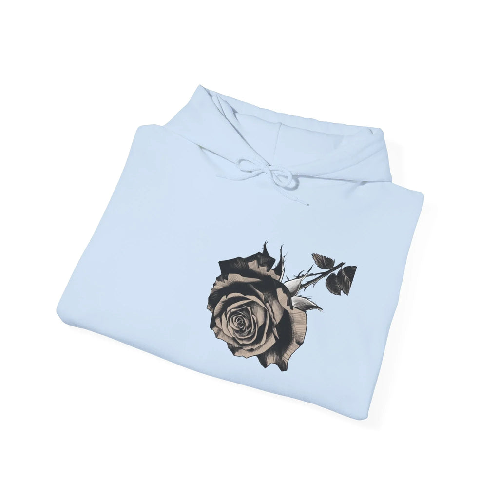 95EAST Rose Hoodie — Floral Graphic Hooded Sweatshirt