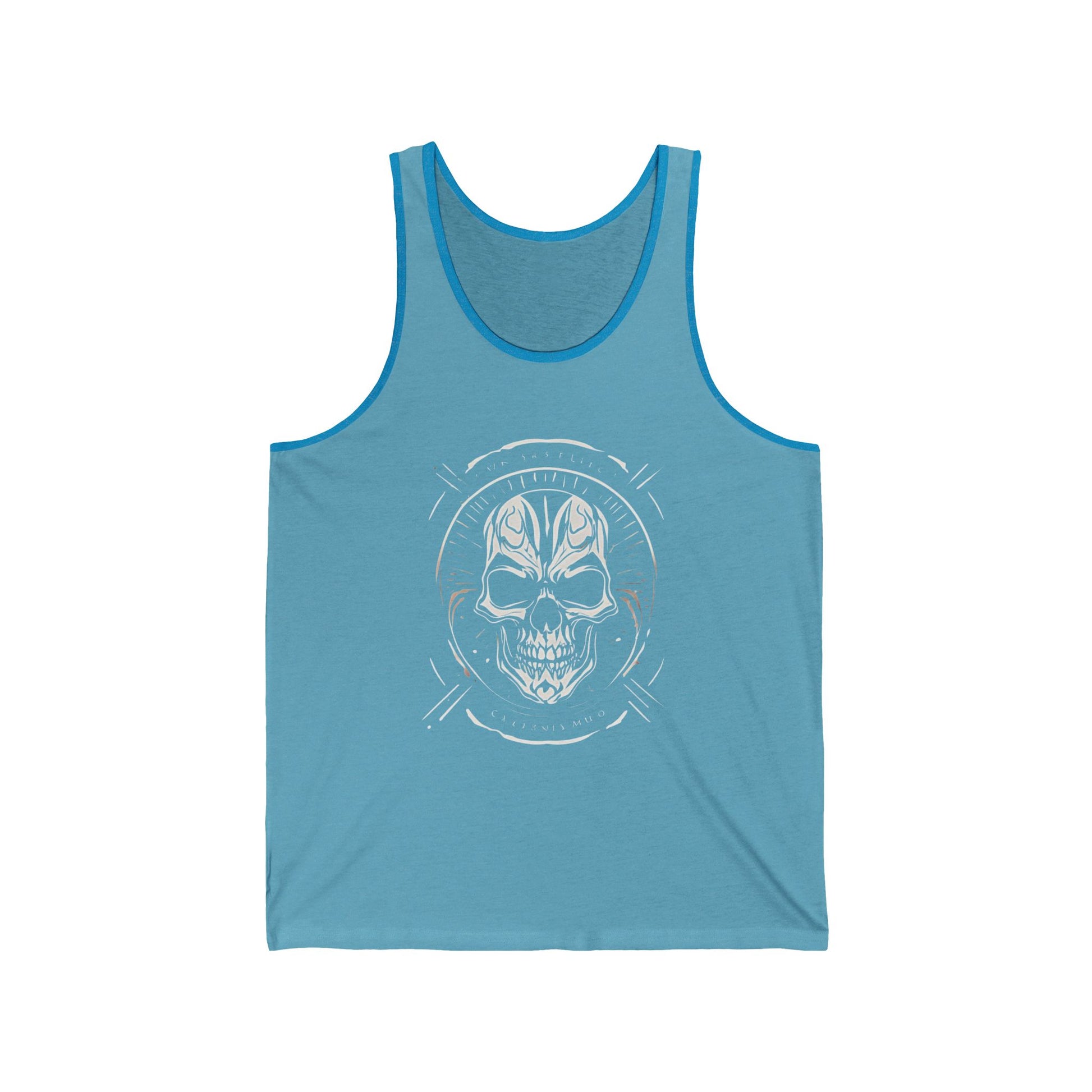 "Reaper's Mark" Skull Graphic Tank Top - 95EAST YORKxJERSEY