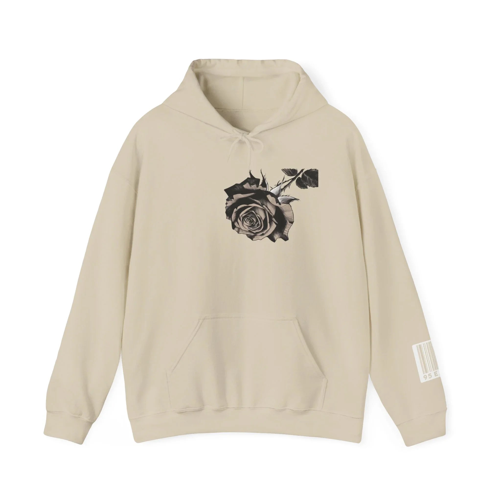 95EAST Rose Hoodie — Floral Graphic Hooded Sweatshirt