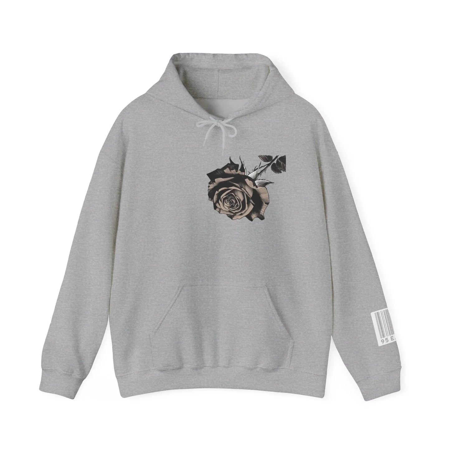 95EAST Rose Hoodie — Floral Graphic Hooded Sweatshirt