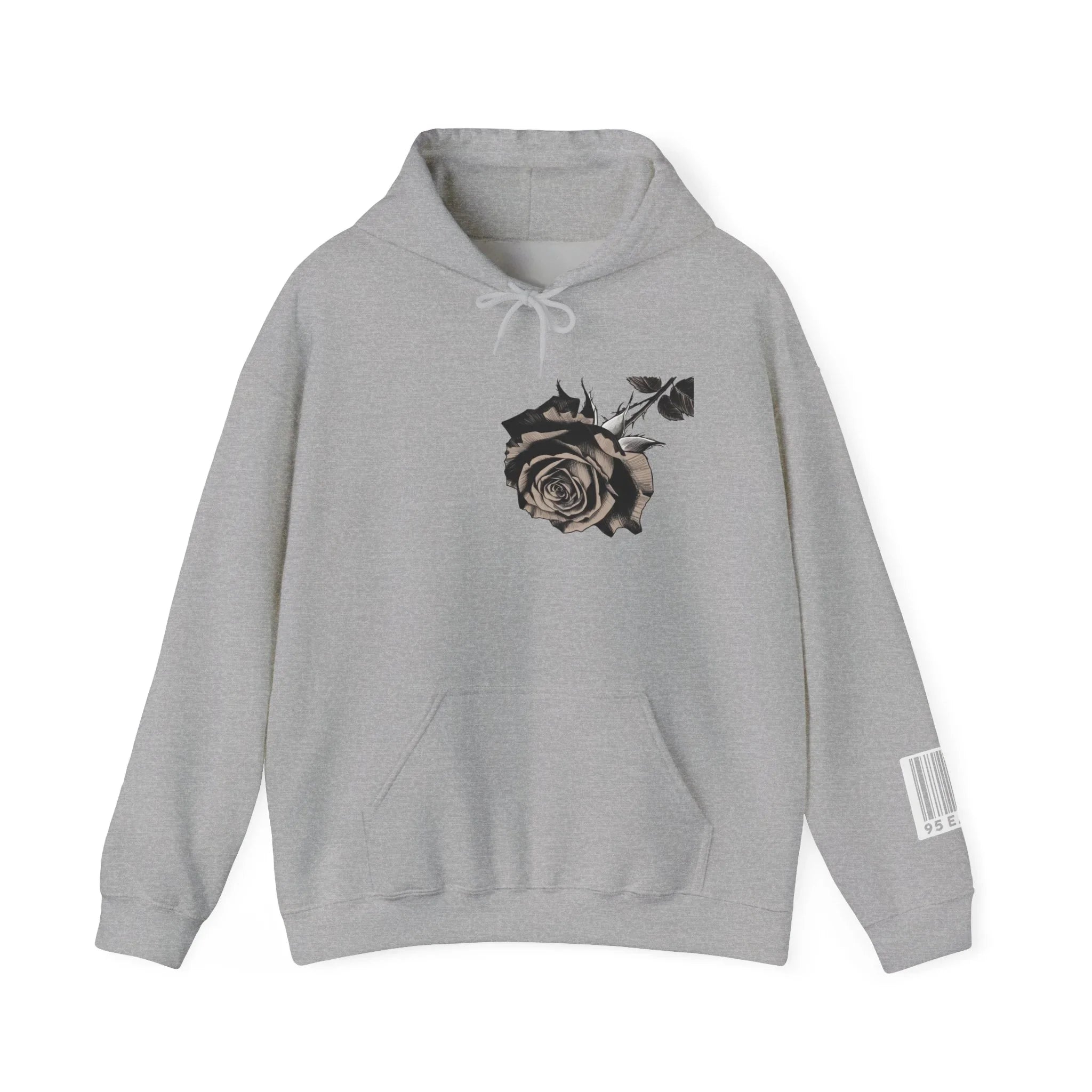 95EAST Rose Hoodie — Floral Graphic Hooded Sweatshirt