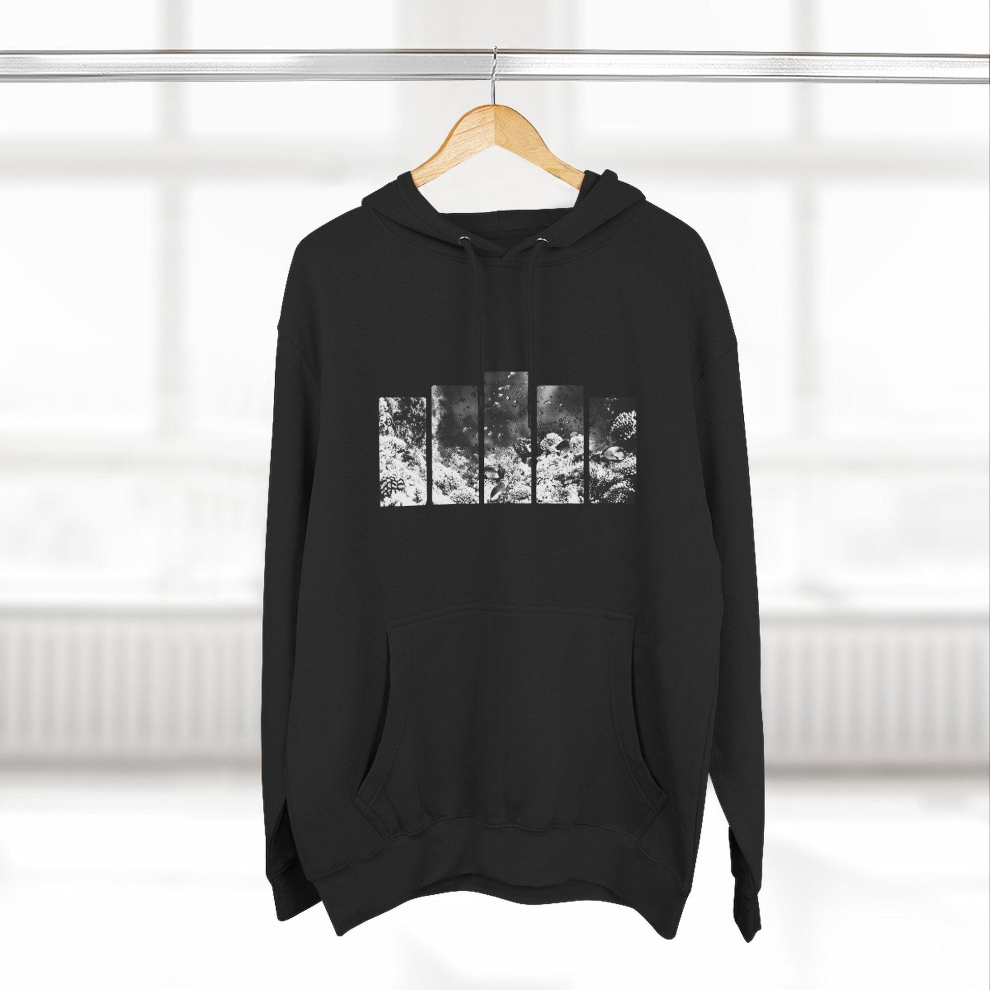 Three-Panel Fleece Hoodie | 95EAST Urban Streetwear - 95EAST YORKxJERSEY