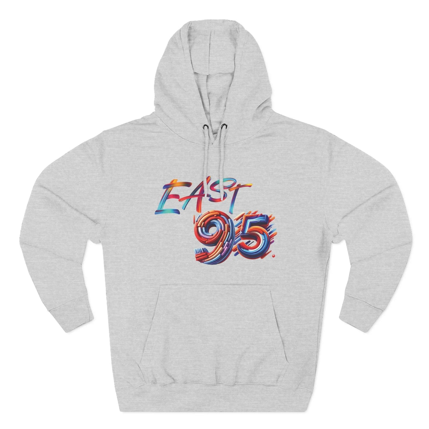 95EAST Colorush Fleece Hoodie — Three-Panel Comfort