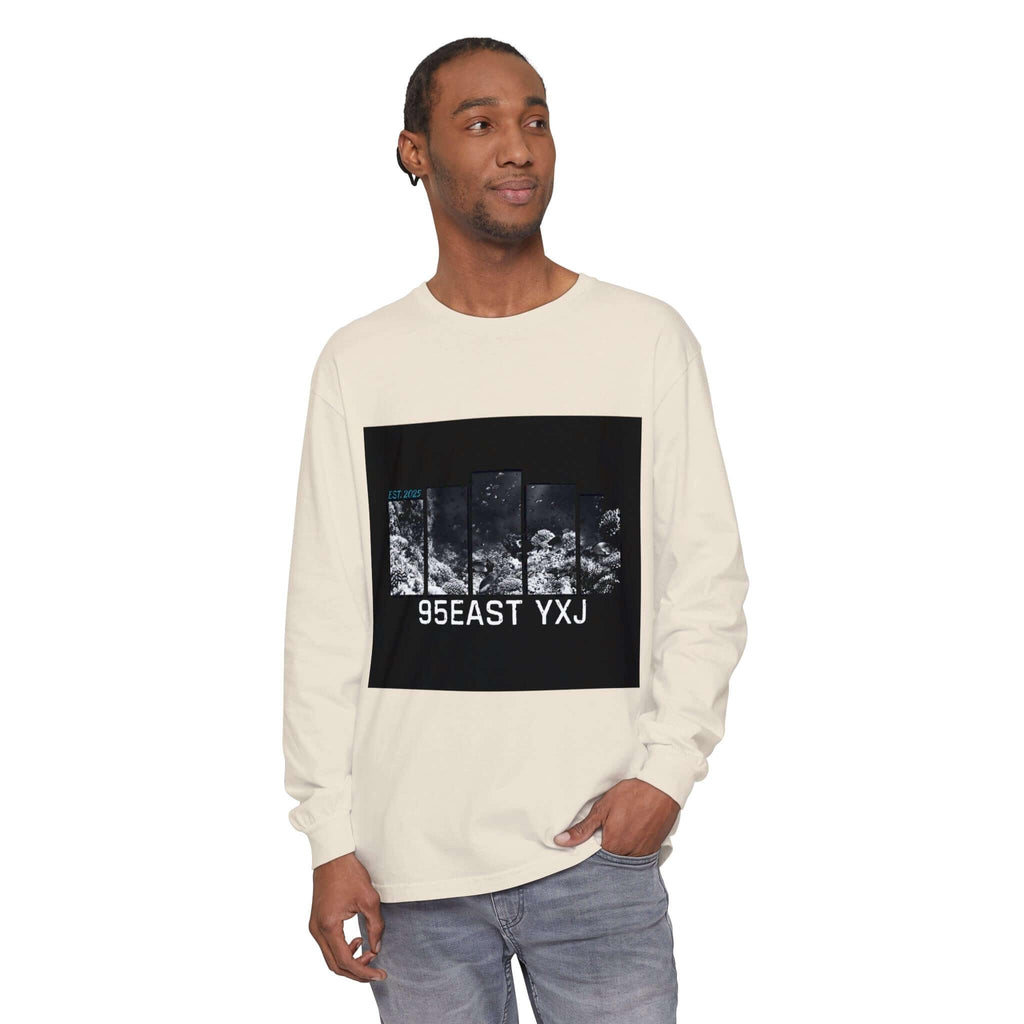 Long Sleeve T-Shirt 95EAST YXJ UNDER THE SEA Design - 95EAST YORKxJERSEY