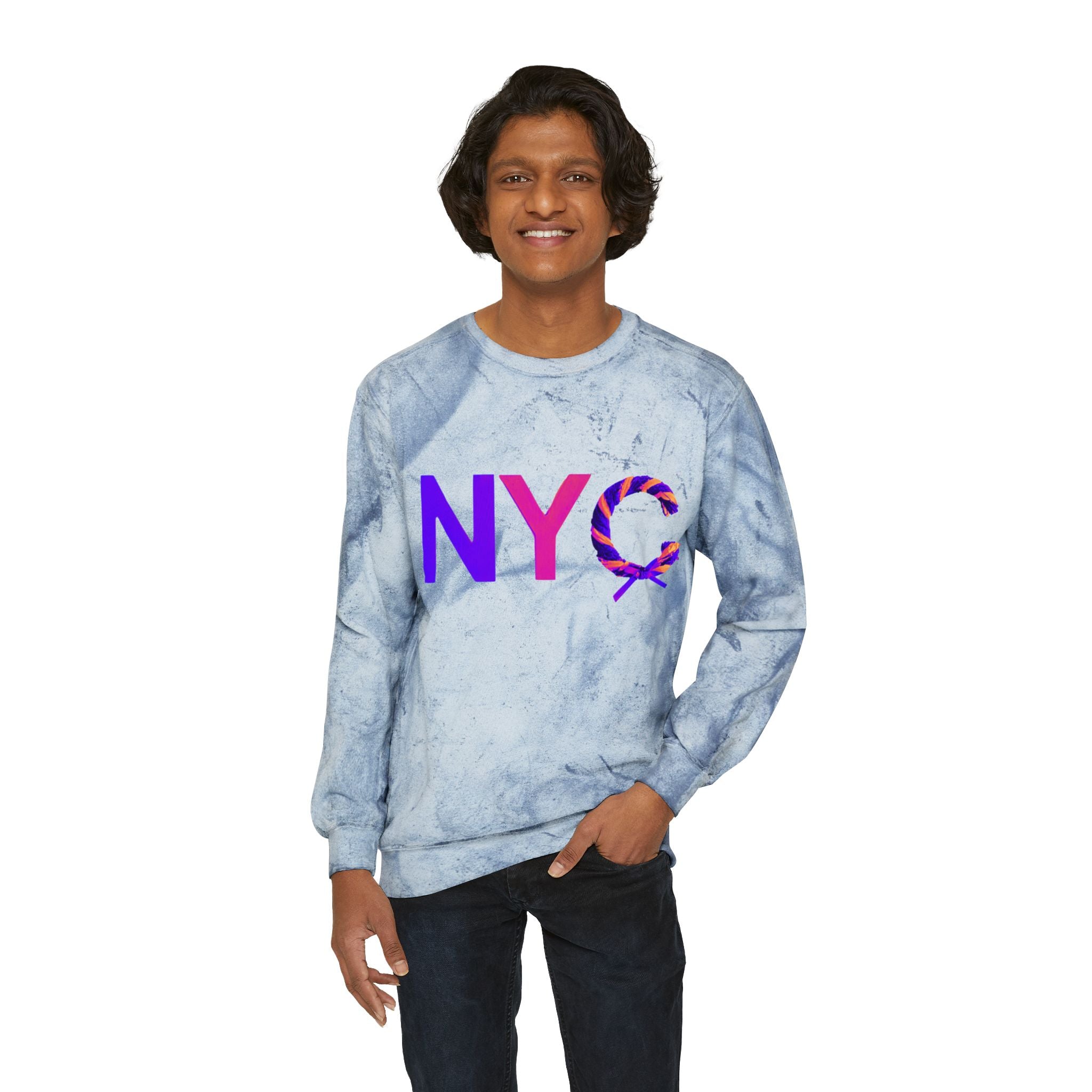 NYC Color Blast Crewneck Sweatshirt