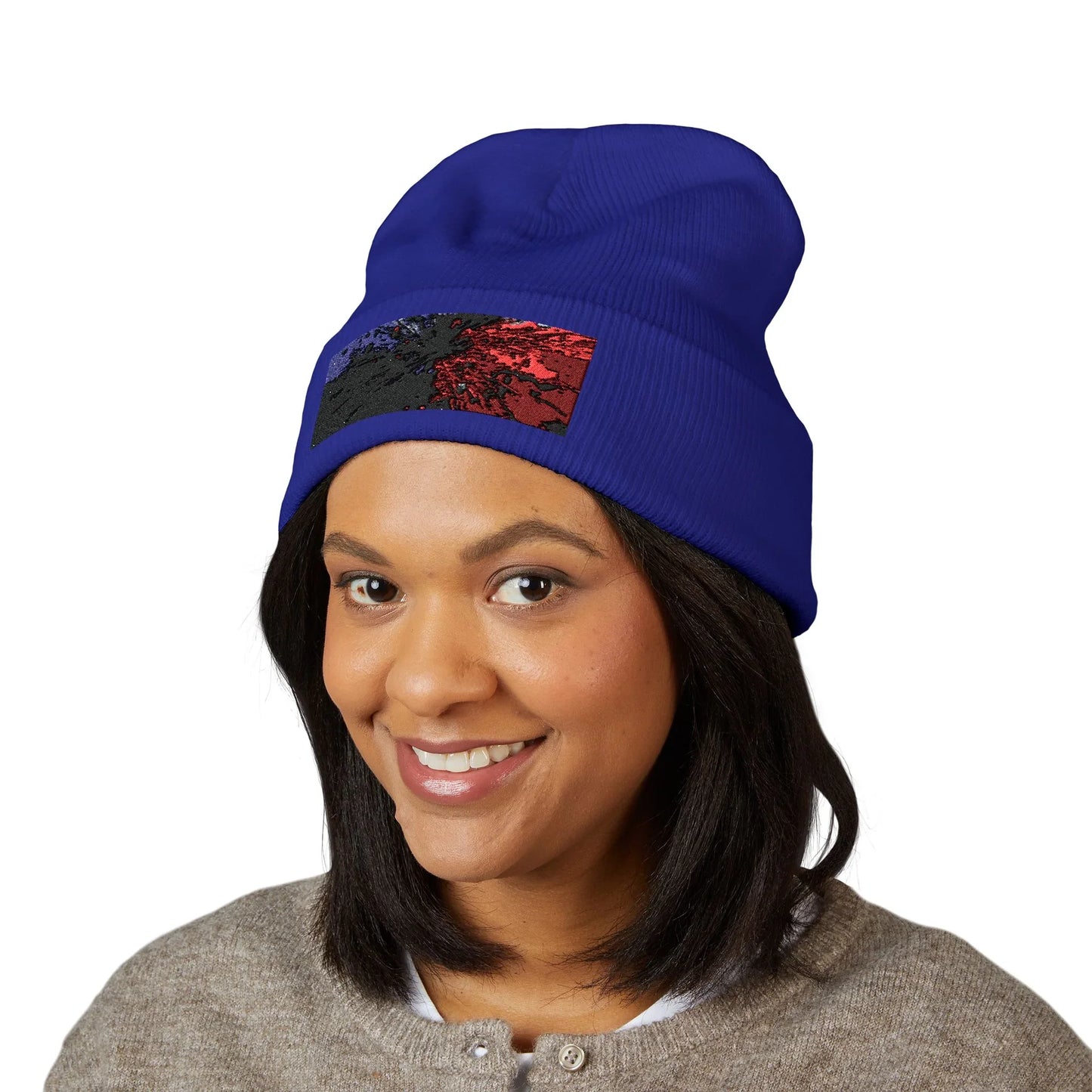 SPLAATT Embroidered Beanie — Classic Cuffed Knit Hat