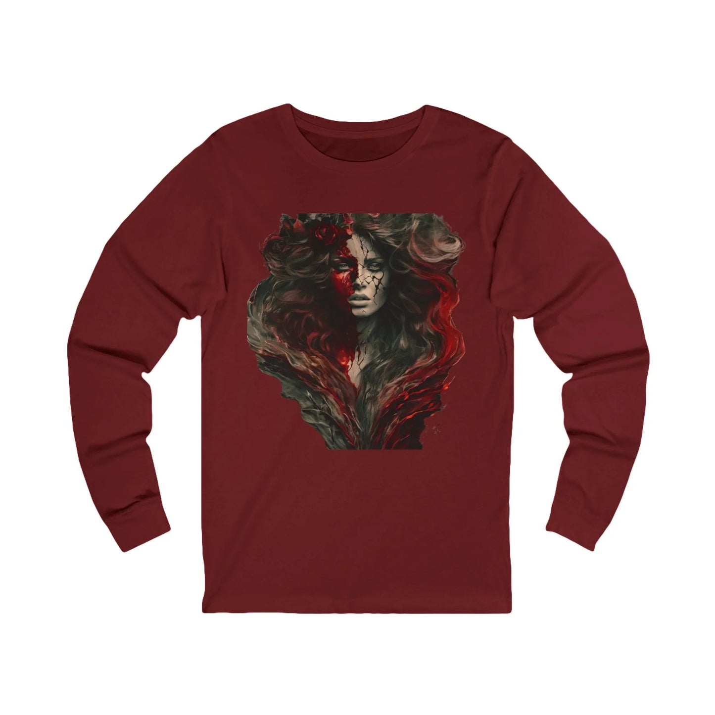 Mystical Red Art Long Sleeve Tee
