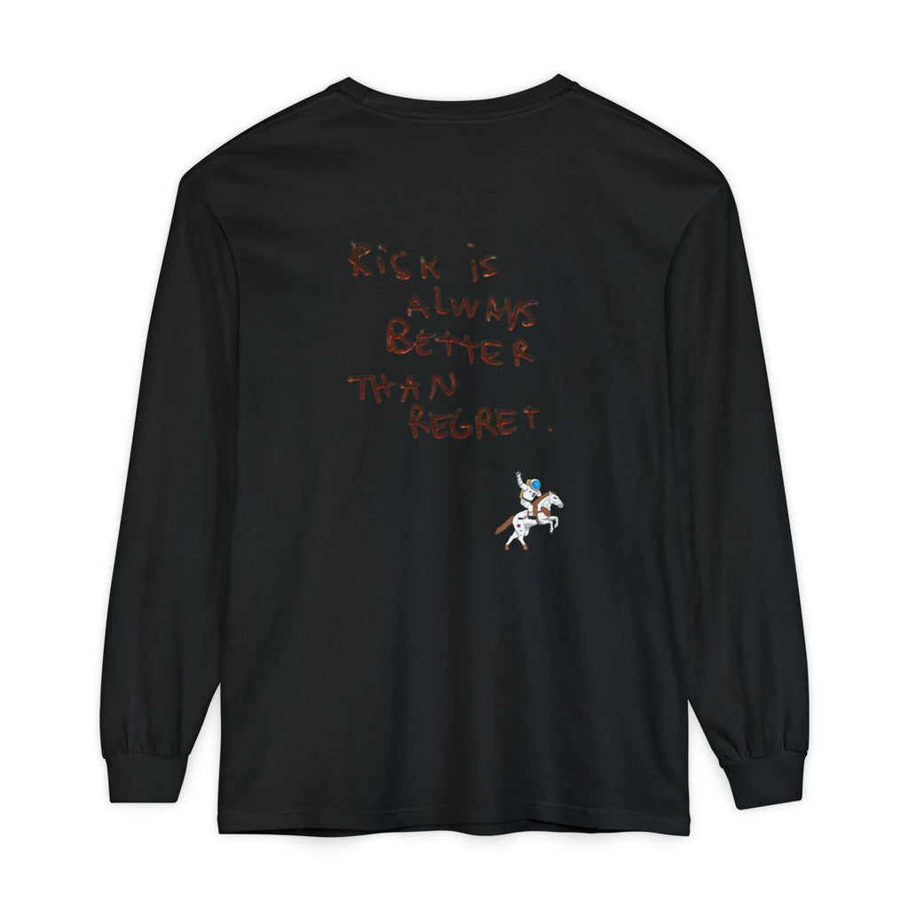 95EAST "Risk Is Always Better Than Regret" Motivational Graphic