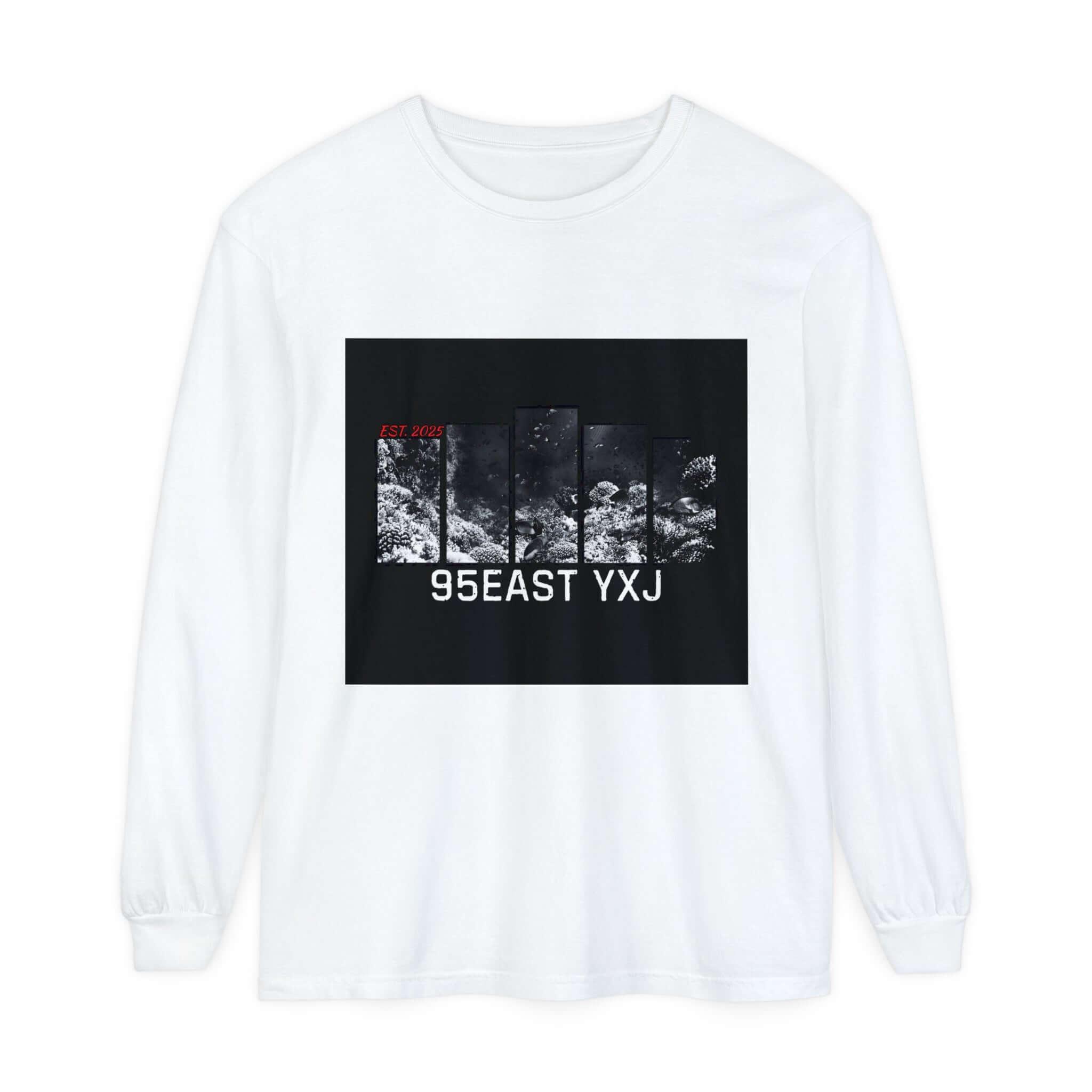 Long Sleeve T-Shirt 95EAST YXJ UNDER THE SEA Design - 95EAST YORKxJERSEY