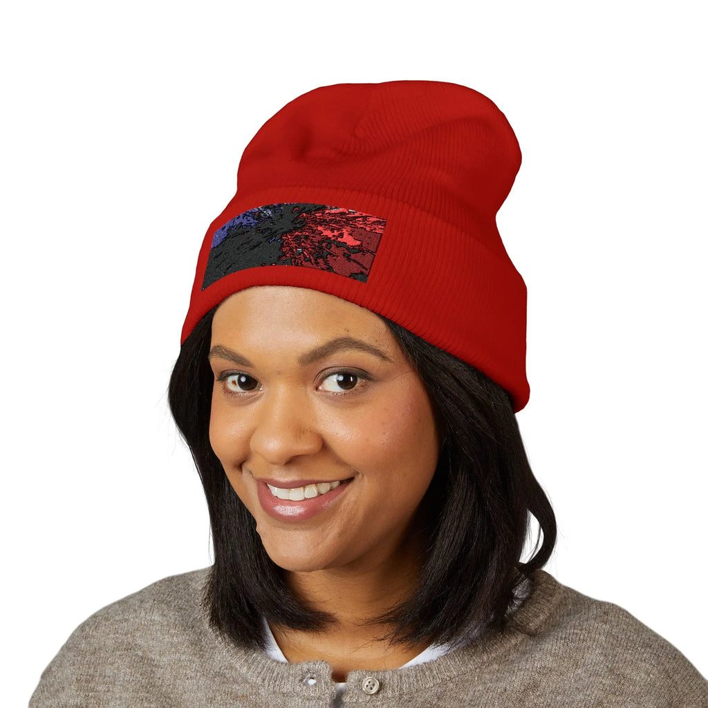 SPLAATT Embroidered Beanie — Classic Cuffed Knit Hat