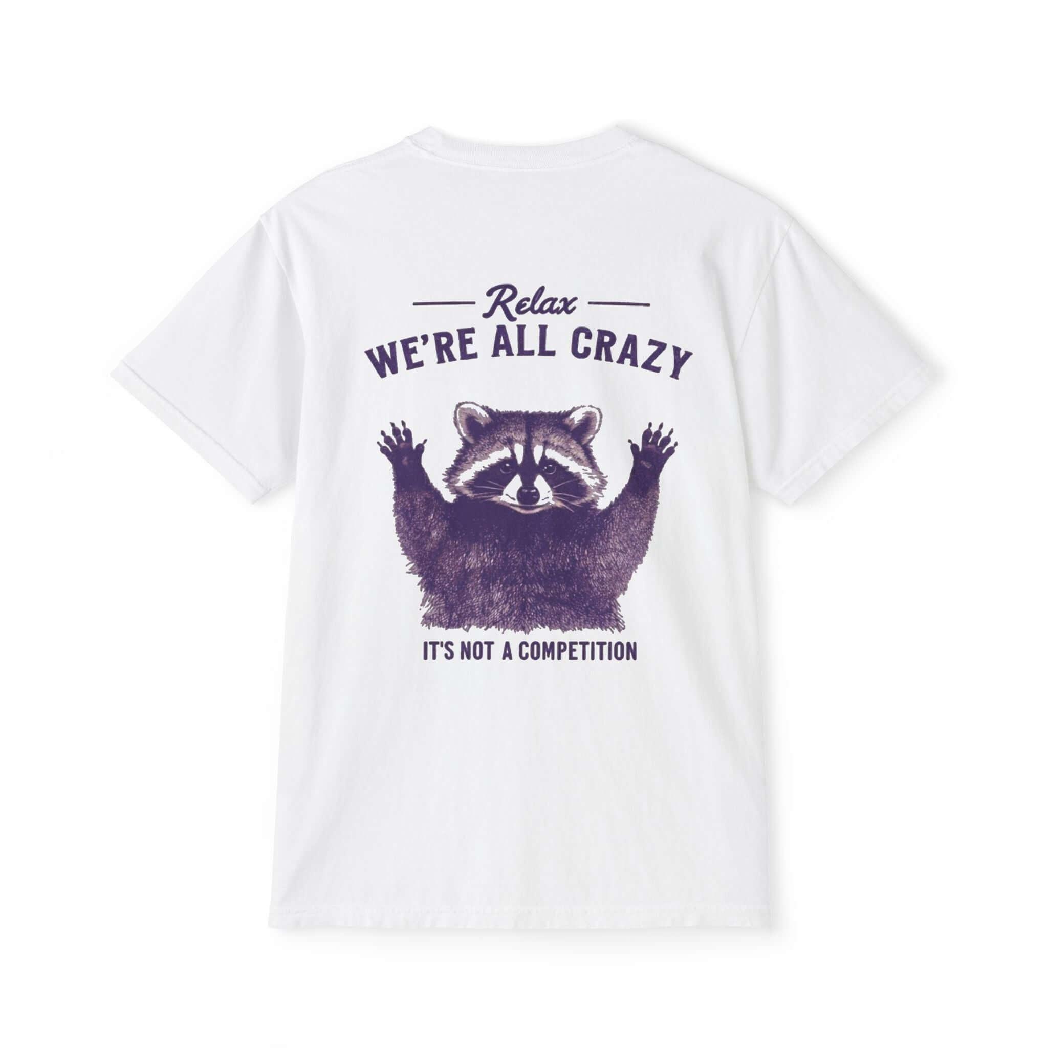 Pocket T-Shirt with 95EAST Racoon Design - 95EAST YORKxJERSEY