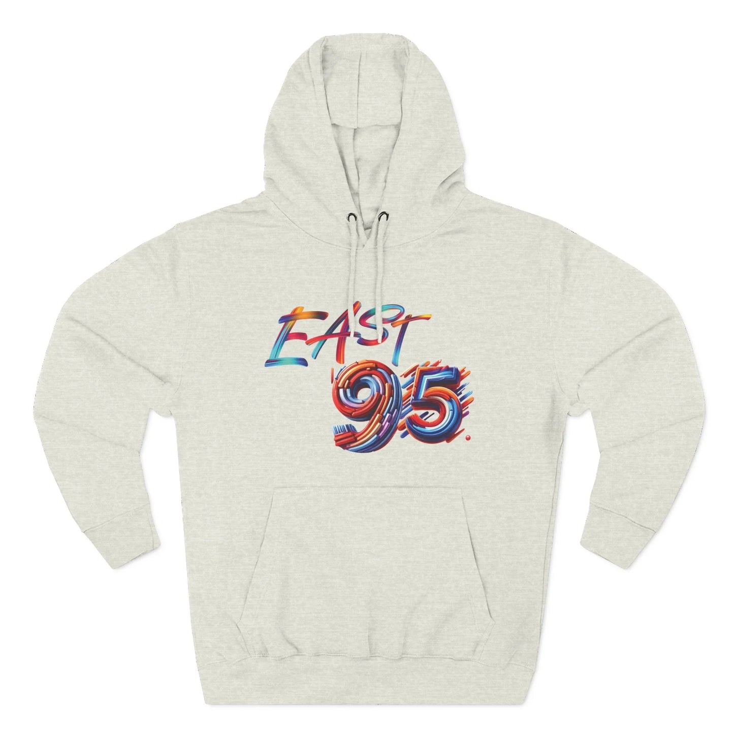 95EAST Colorush Fleece Hoodie — Three-Panel Comfort
