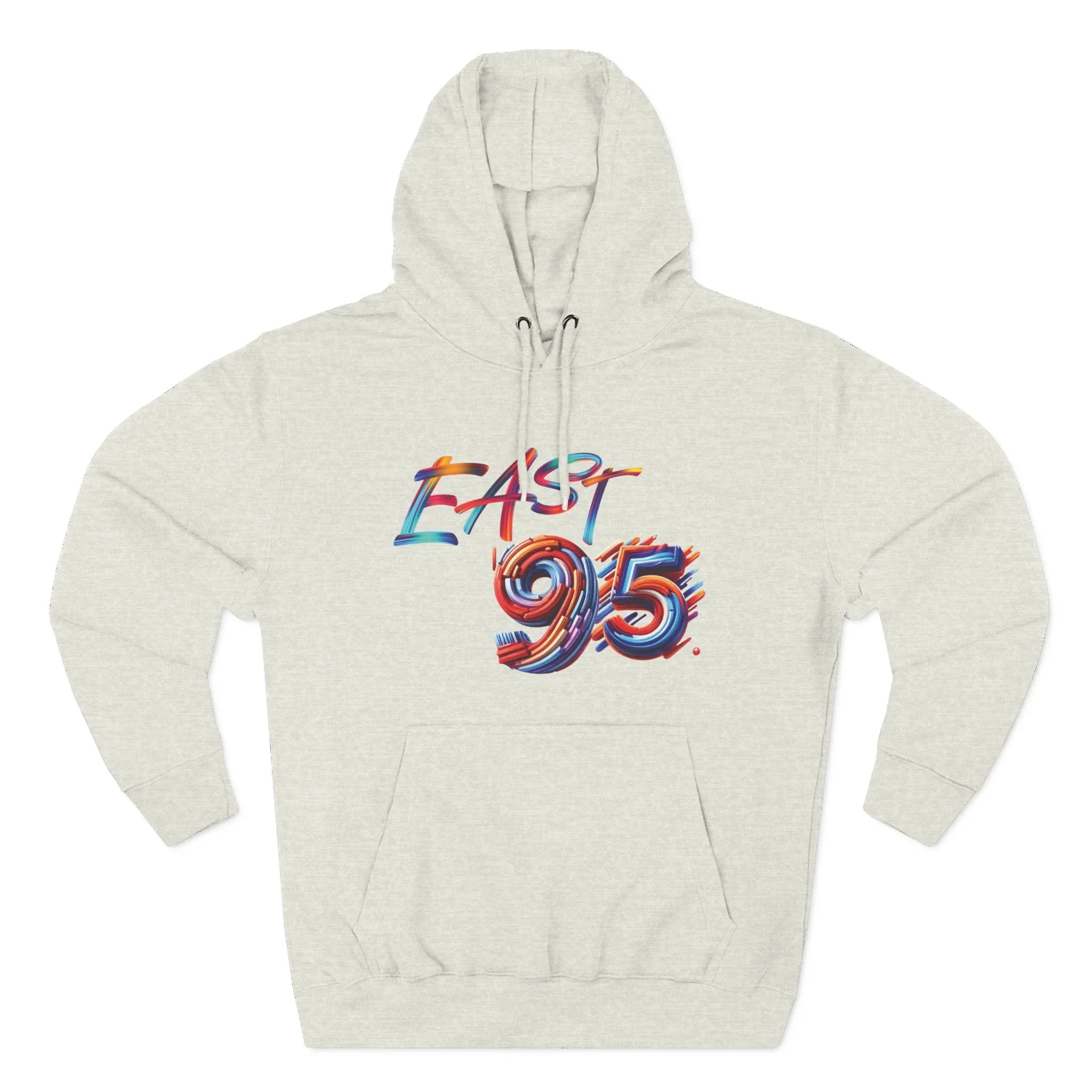 95EAST Colorush Fleece Hoodie — Three-Panel Comfort