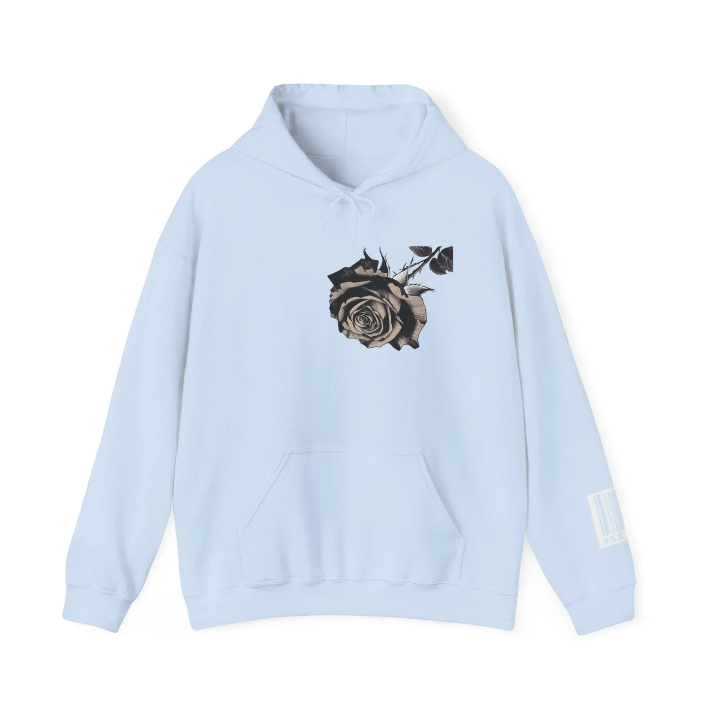 95EAST Rose Hoodie — Floral Graphic Hooded Sweatshirt